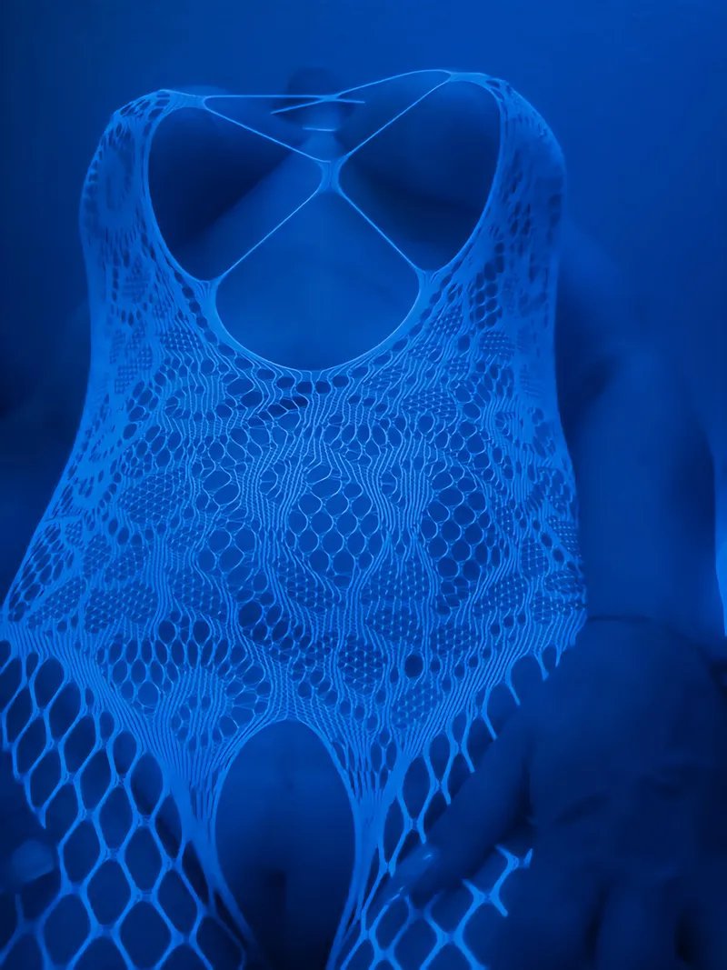 Thumbnail Glow-in-the-Dark Fishnets Fashion Fun | Boringhousewifeia