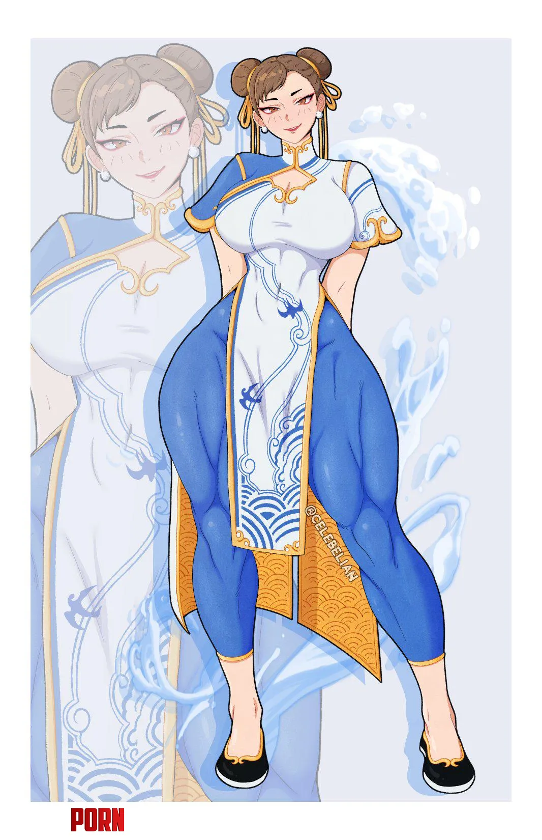 Chun-Li (Celebelian) [Street Fighter] by Throwawheylmao