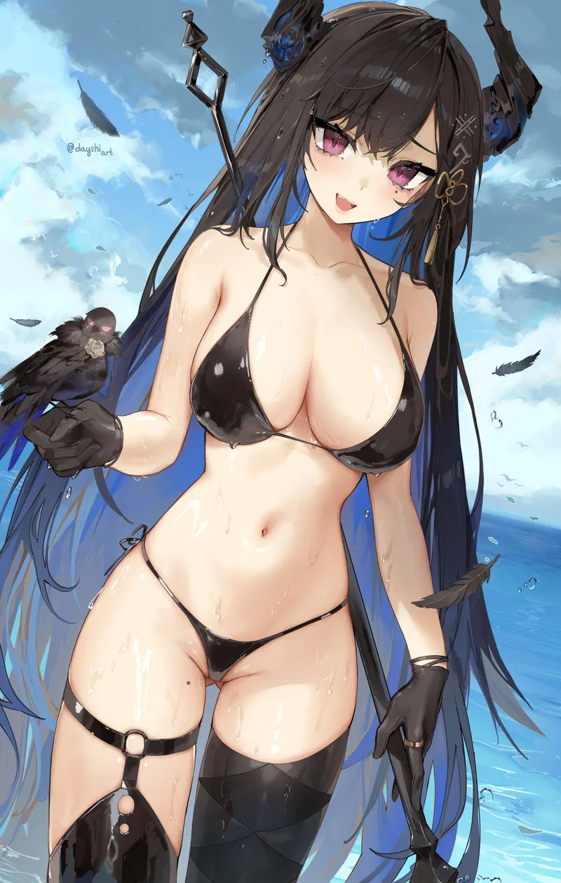 Thumbnail Swimsuit Nerissa Looking Good by marxsander2016 | swimsuithentai Category