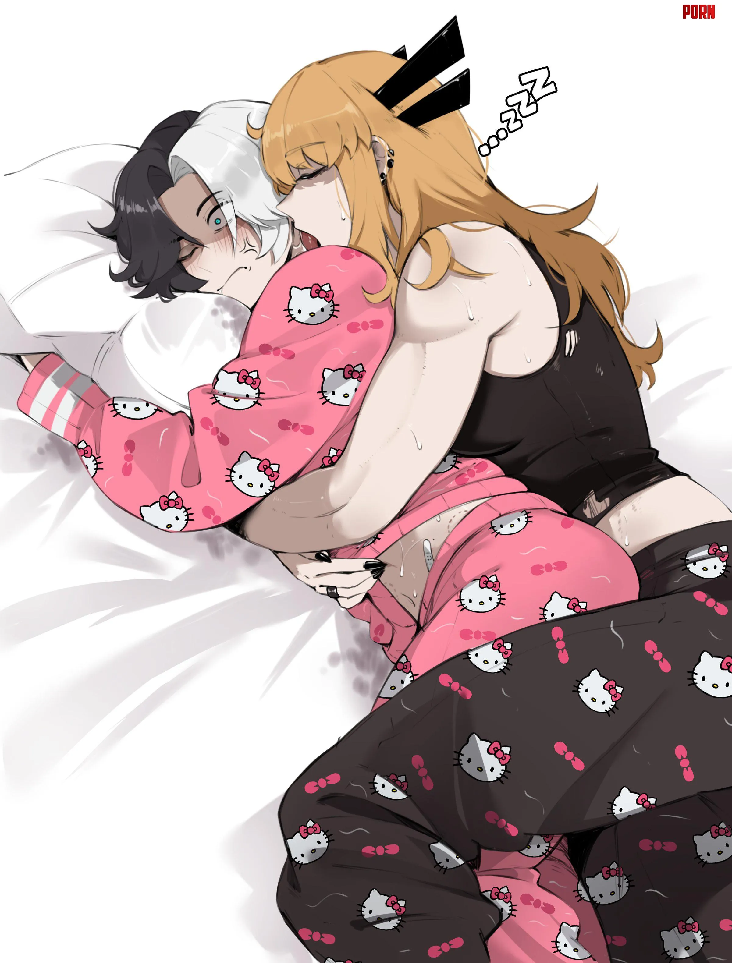 Magik & Luna Snow sleeping together [Marvel Rivals] by Silent_Steak_9540