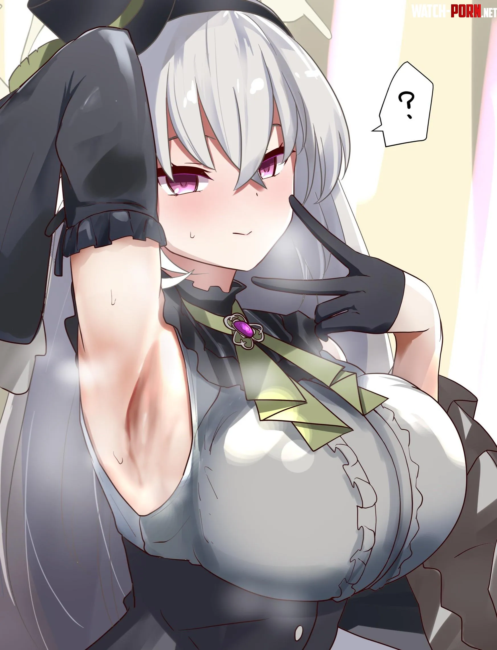 She's just merely stretching but notices that you look quite fascinated by Level-Ad5048