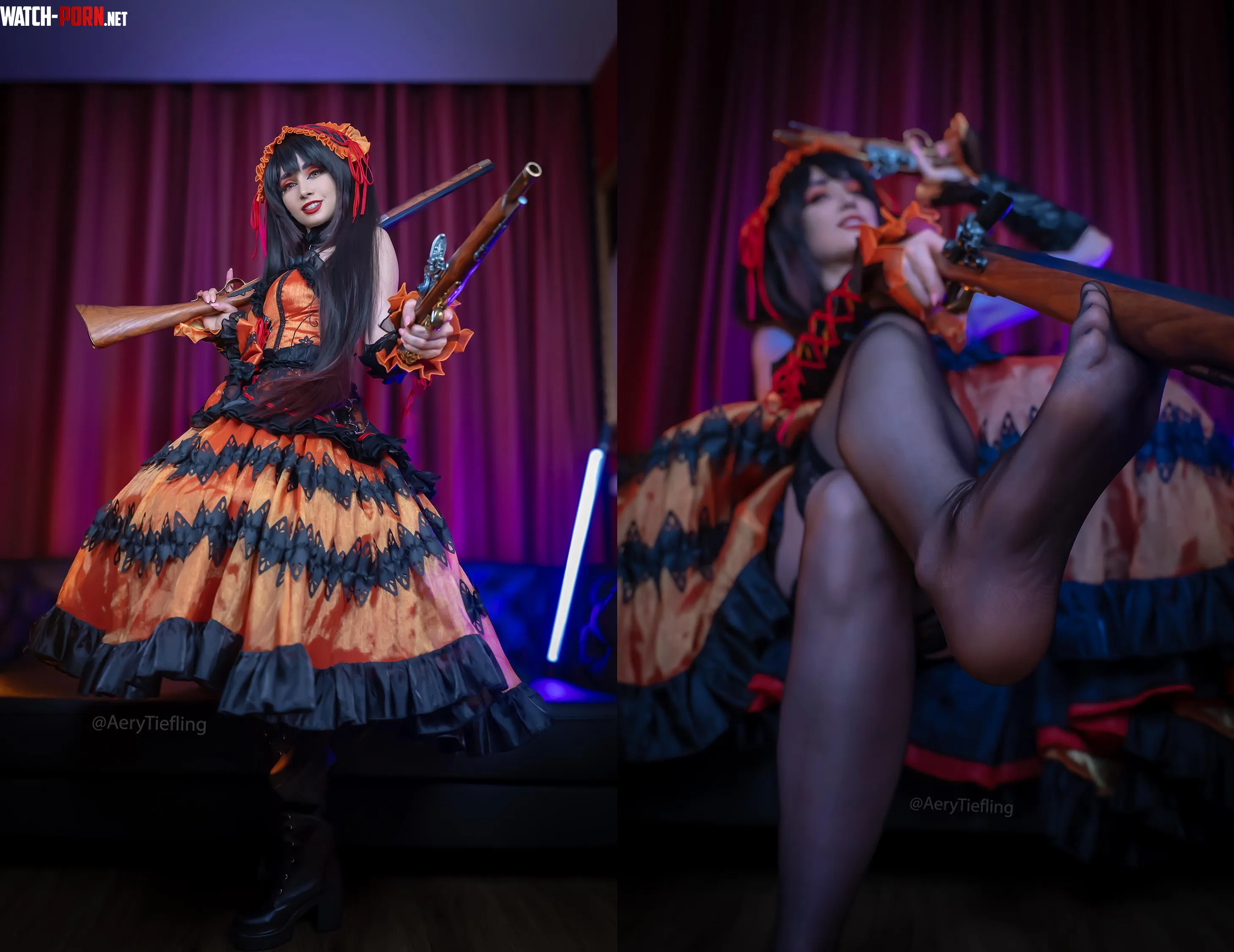 Kurumi Tokisaki (Aery Tiefling) [Date a Live][OC] by AeryKorvair