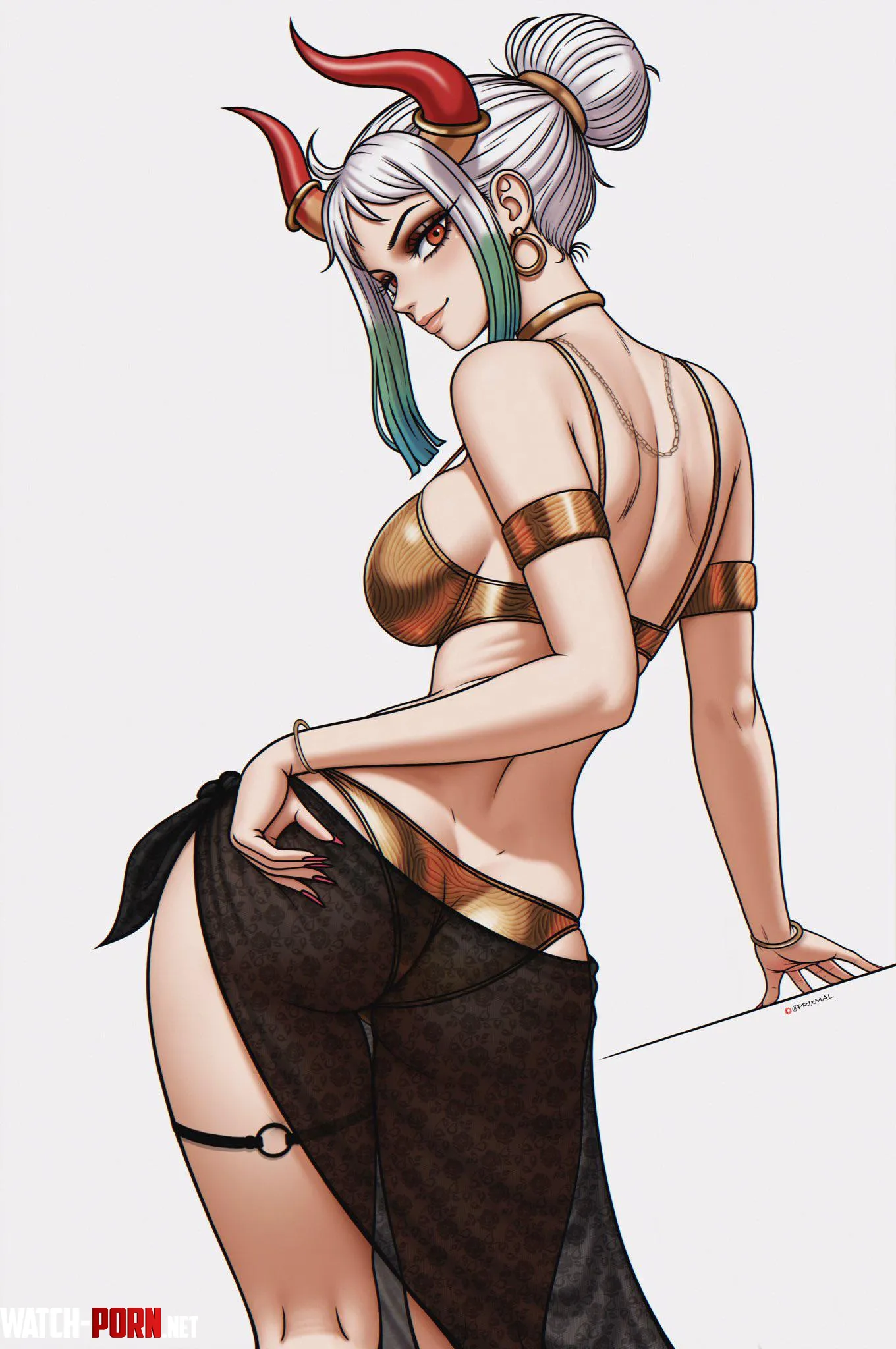 Yamato in Golden Bikini by Silent_Steak_9540