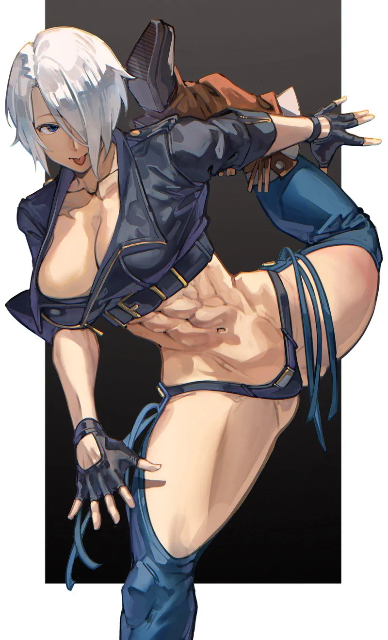 Thumbnail Angel (Syachiiro) [King of Fighters] by Throwawheylmao - FitDrawnGirls
