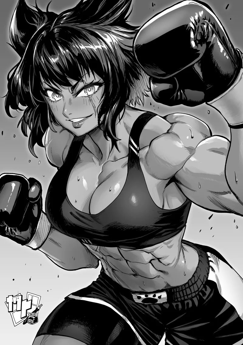 Thumbnail Boxer (Manga Professor) by Throwawheylmao in fitdrawngirls Category