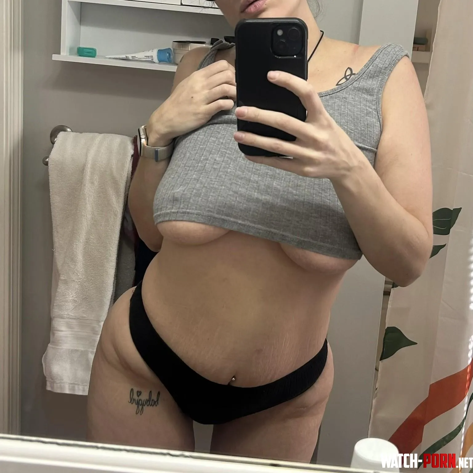 Sneak peek at my underboob and cellulite by BabygirlLuneStar