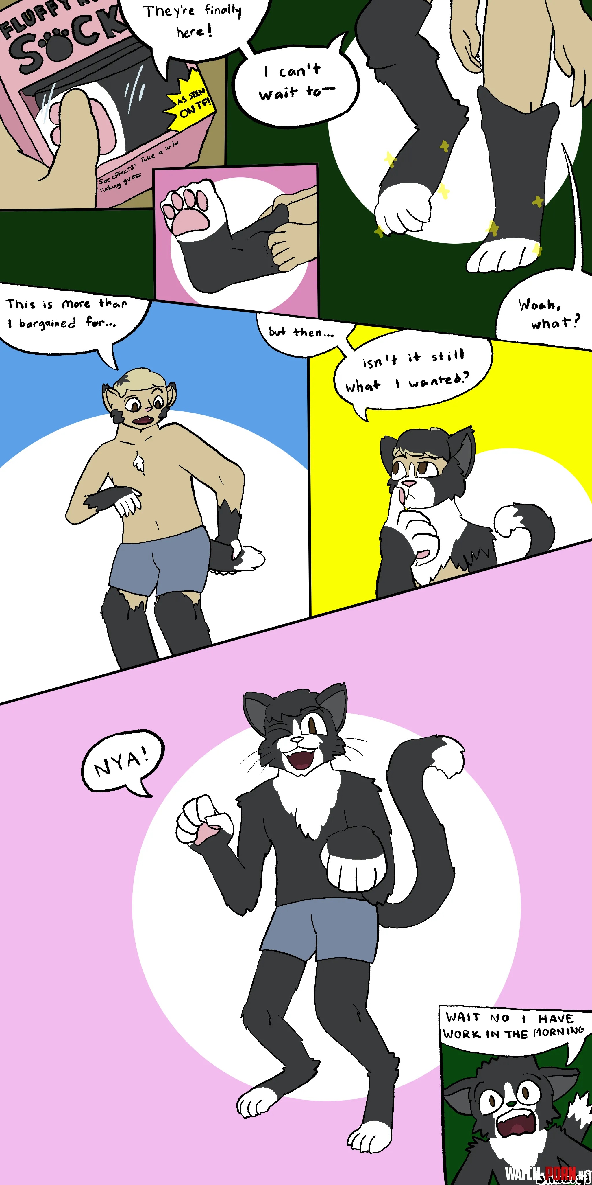 Cat Socks (M Human -> M Cat) by me by bnuuigi