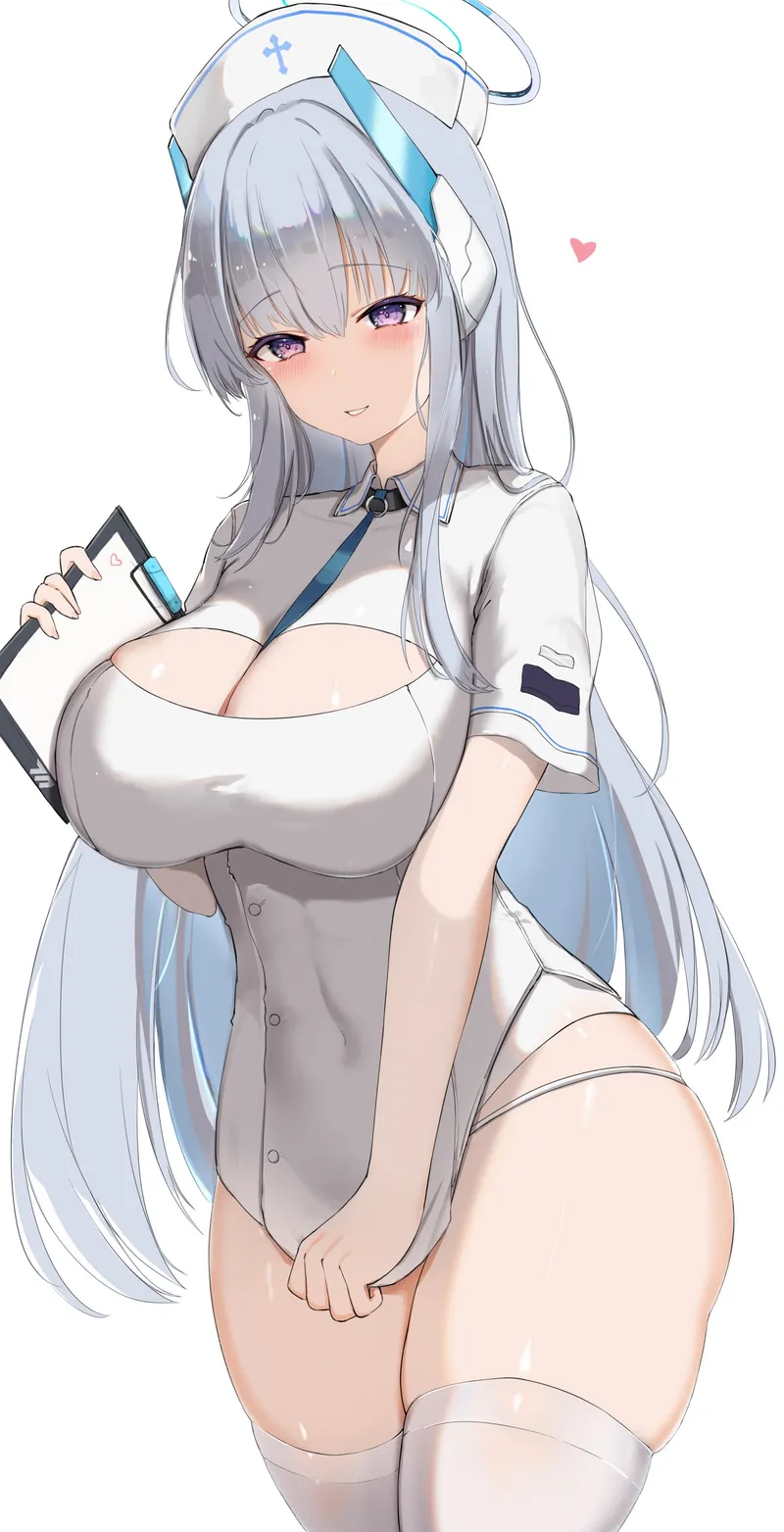 Thumbnail Nurse Noa's Thick Thighs in Blue Archive by marxsander2016 | pantsu Category