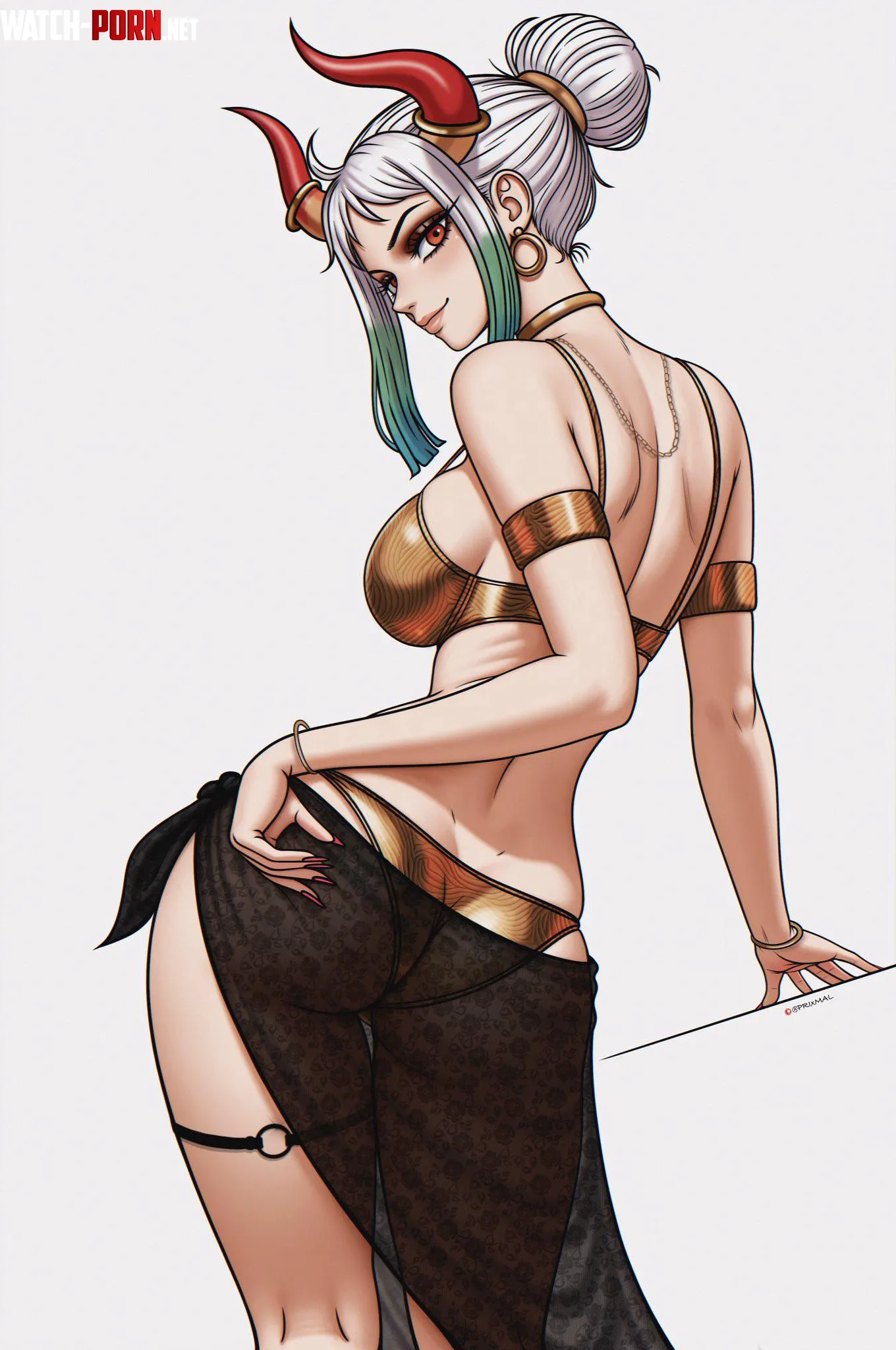 Yamato in Golden Bikini by Silent_Steak_9540