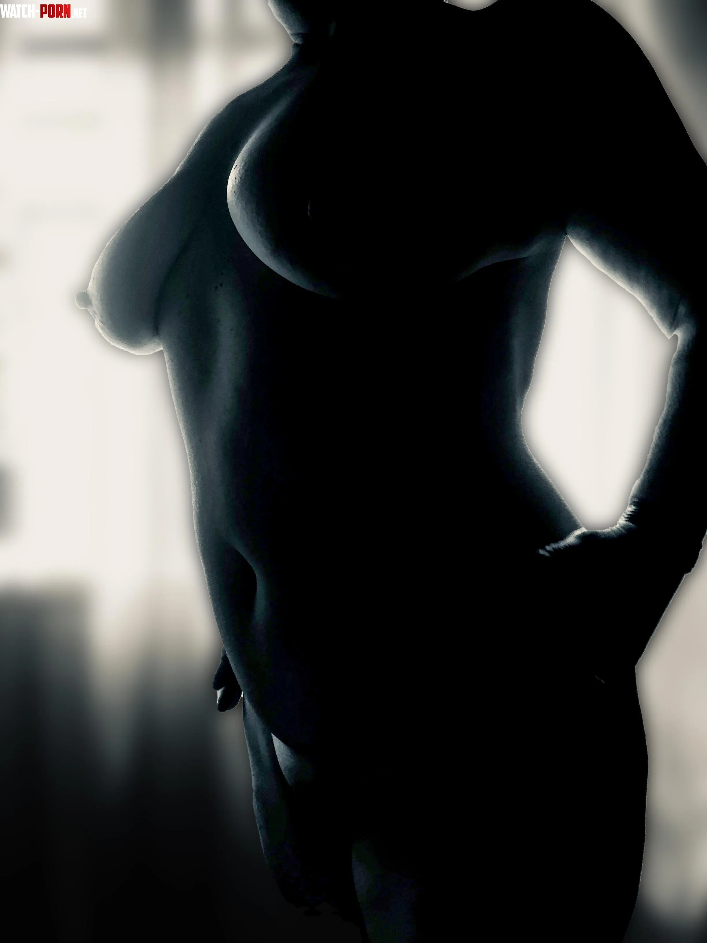 A silhouette side view of me. by Substantial-Eagle571