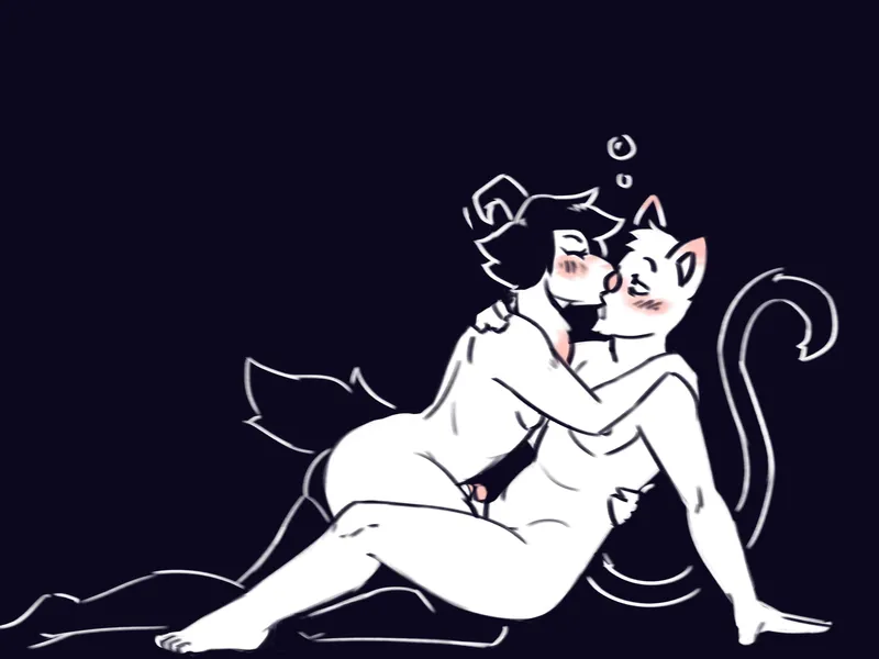 Thumbnail Dracozhilla Delivers Yaoi Fantasies with Asriel & Pizzapants