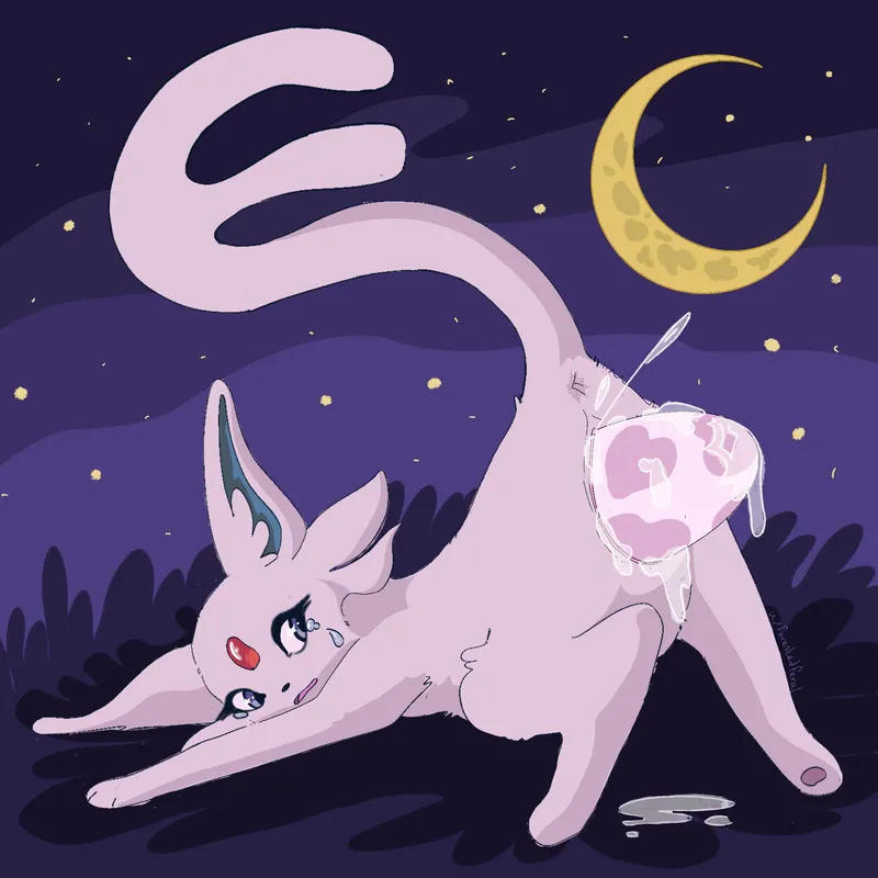 Thumbnail Espeon’s Moonlit Egg-Laying Moment | forestedferal