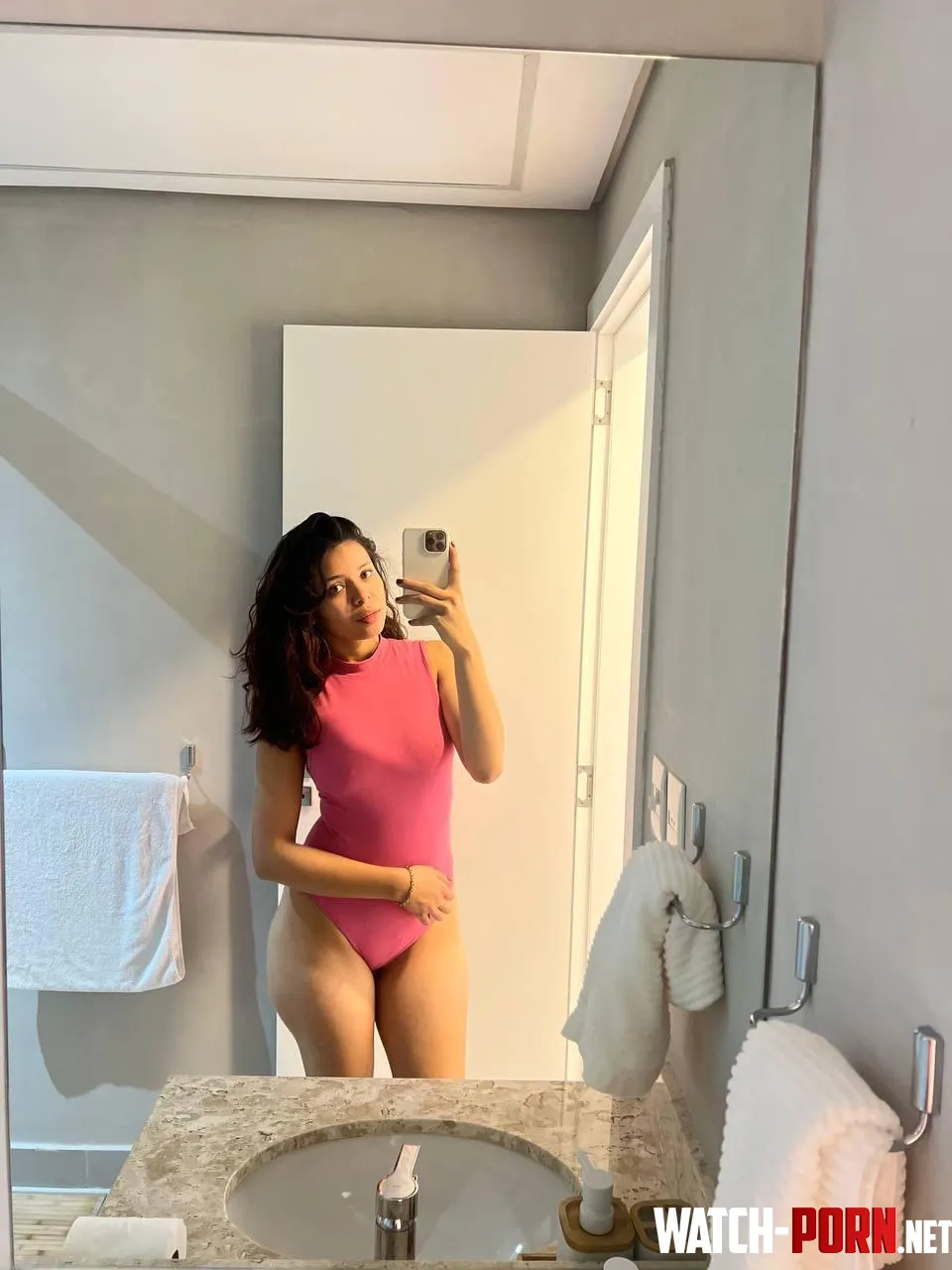 This tight pink body suit I thought I’d share 🩷 by Bitchtiddes