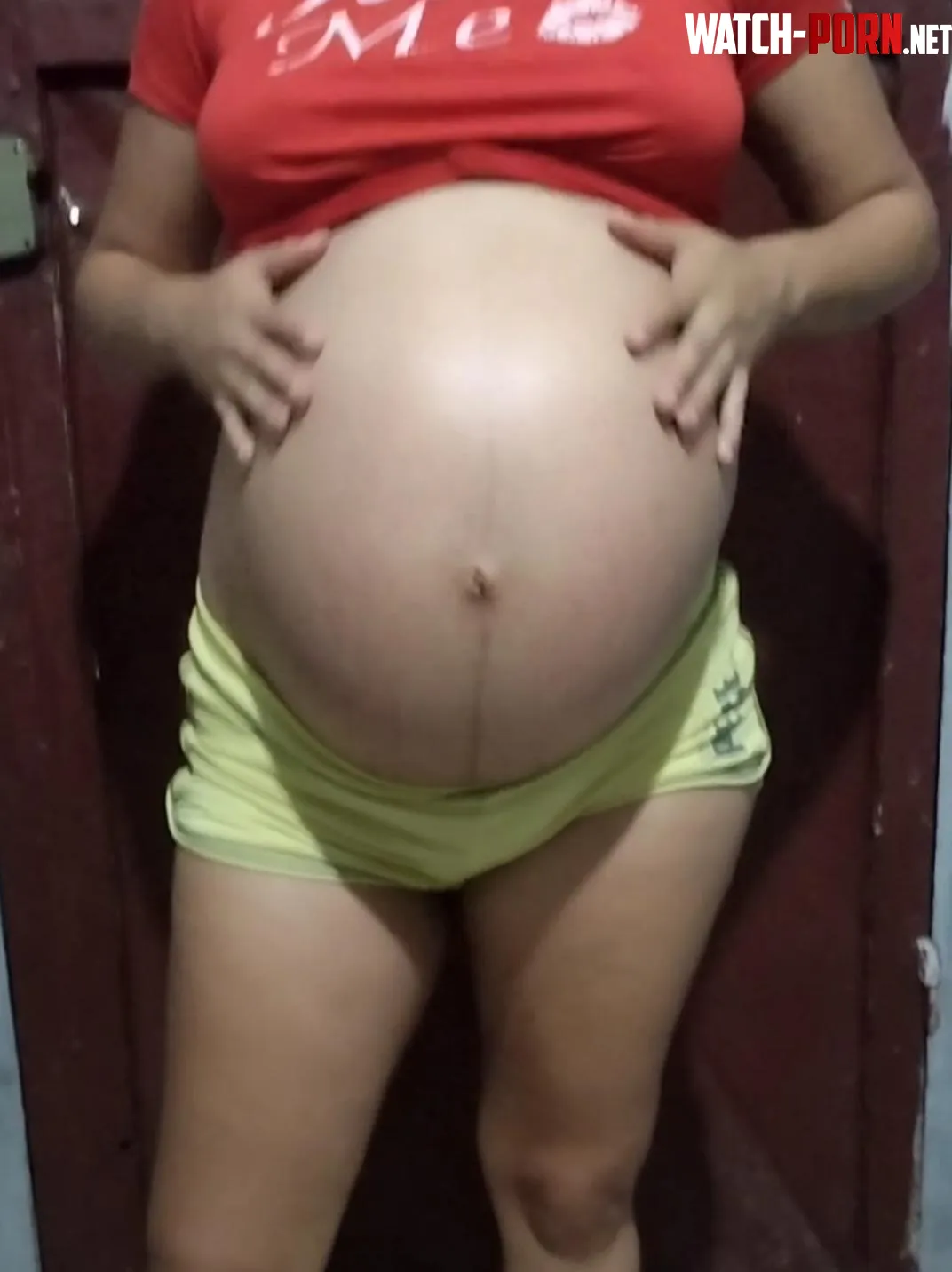 Sexy pregnant belly by akmv1312