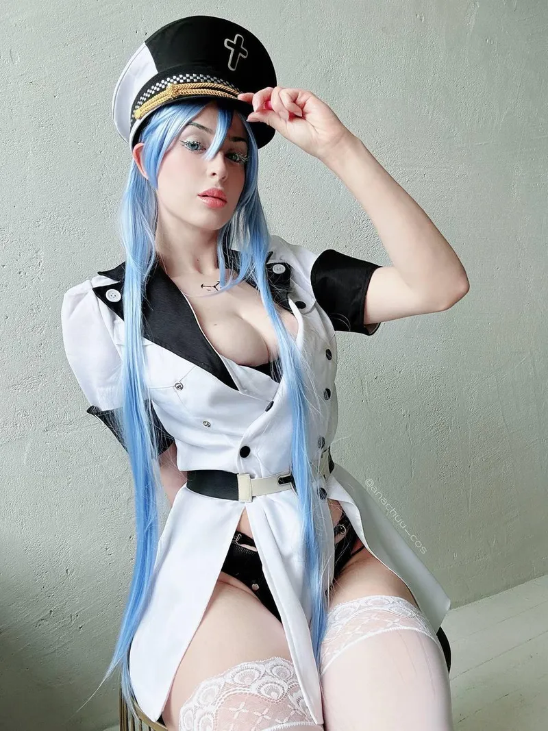 Thumbnail Ana Chuu's Mesmerizing Esdeath Cosplay from Agame Ga Kill