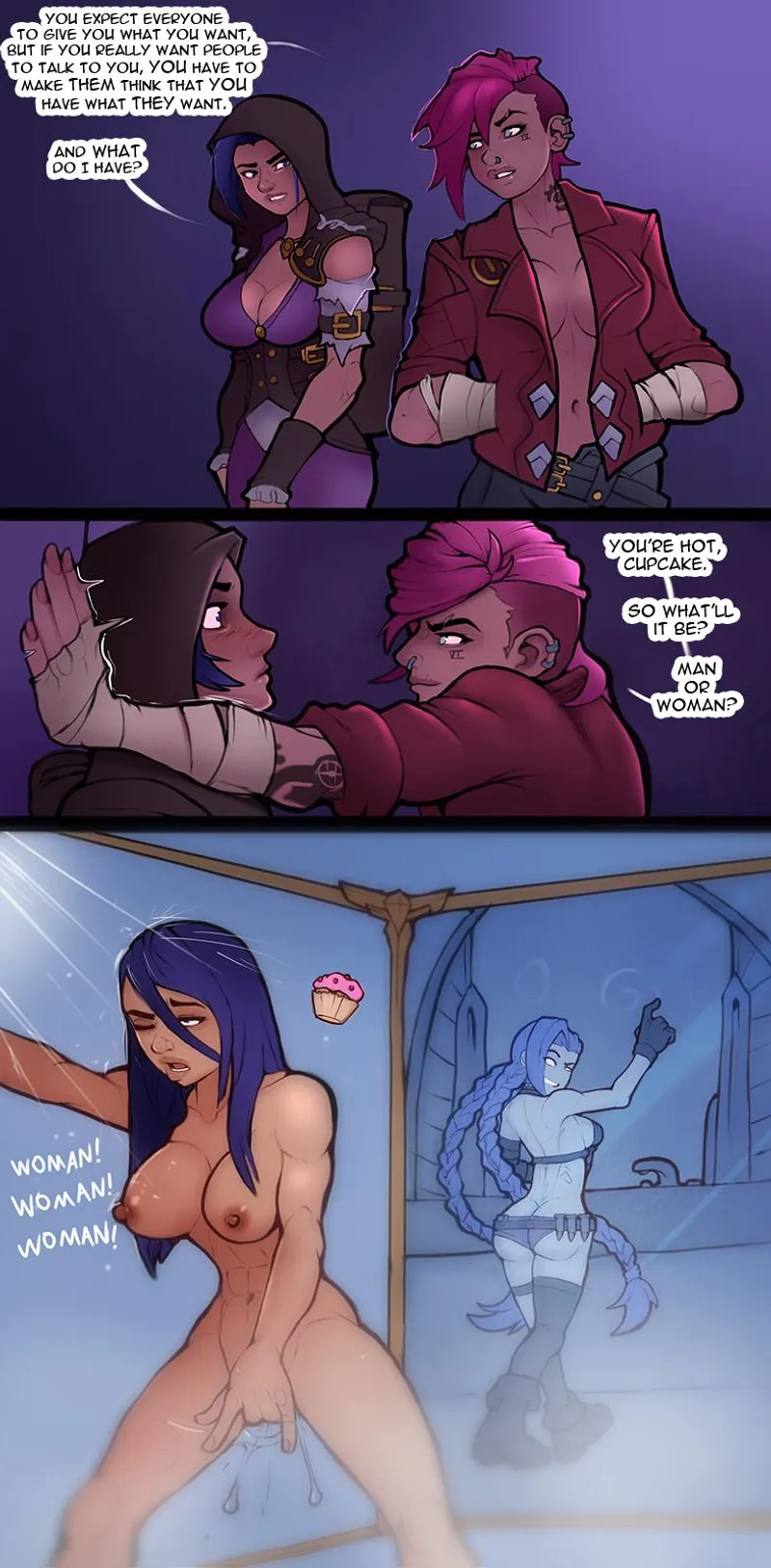 Thumbnail Caitlyn vs. Vi in Arcane: Markydaysaid's Insight | yuri