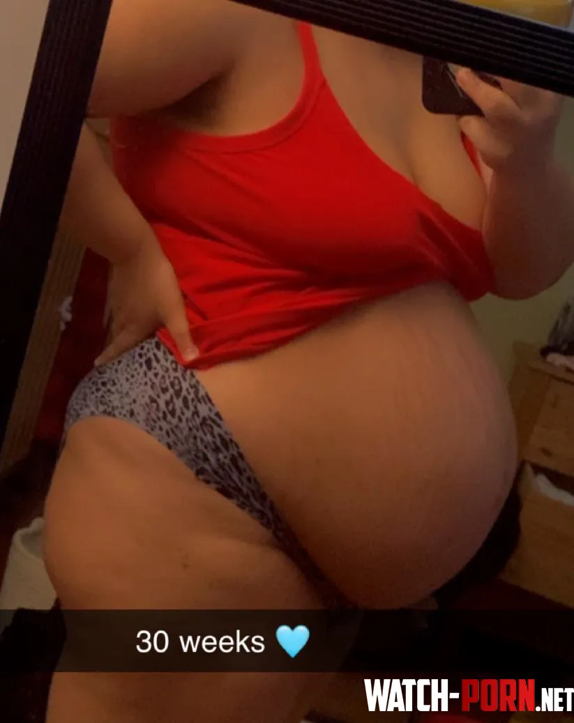 Officially 30 weeks pregnant! Would you still bend me over, eat me out and fuck me 🤭 by Sub_Babygirl18
