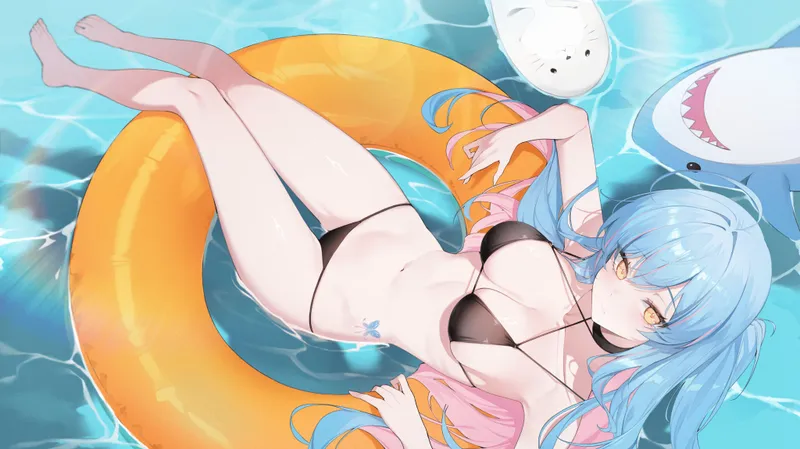 Thumbnail Indulging in the Fun: Floating in a Swimming Ring by marxsander2016