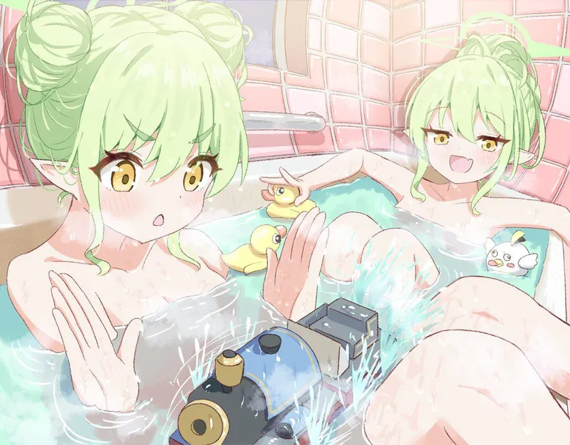 Thumbnail Sensual Bathtime with Tachibana Twins | Author: Wattatopz