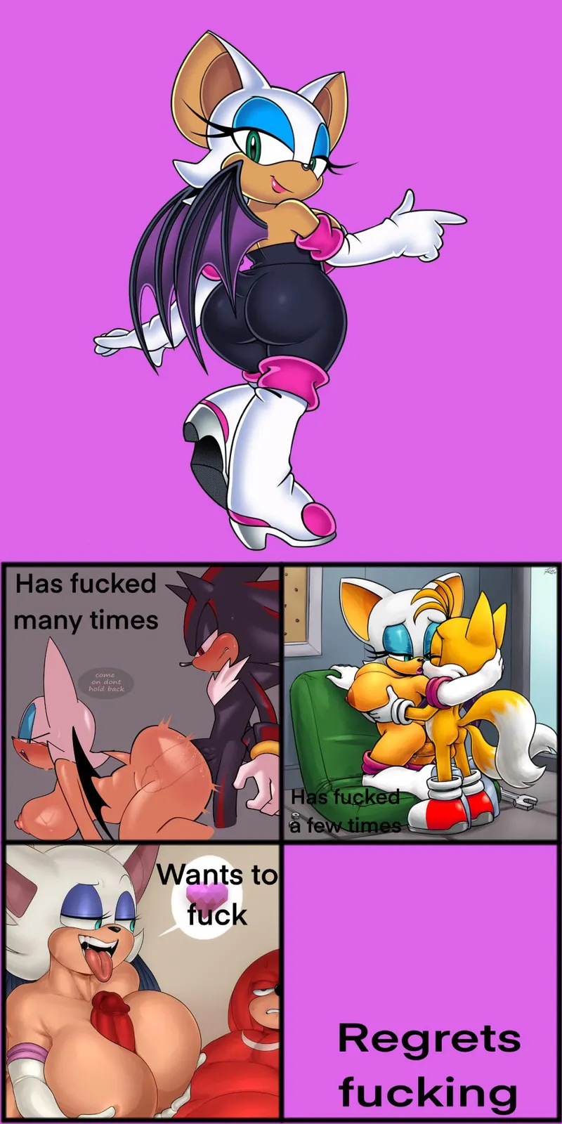 Thumbnail Rouge's Steamy Confession by Crumpetttttt in SonicPorn