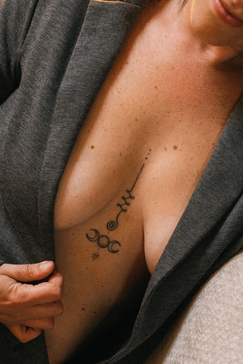 Thumbnail No Bra, Just a Blazer - Downblouse by Jj4urpleazur | Downblouse