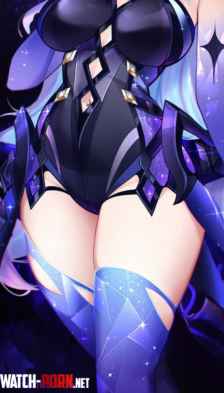 Skirk's thighs [Genshin Impact] by xSaviour_N