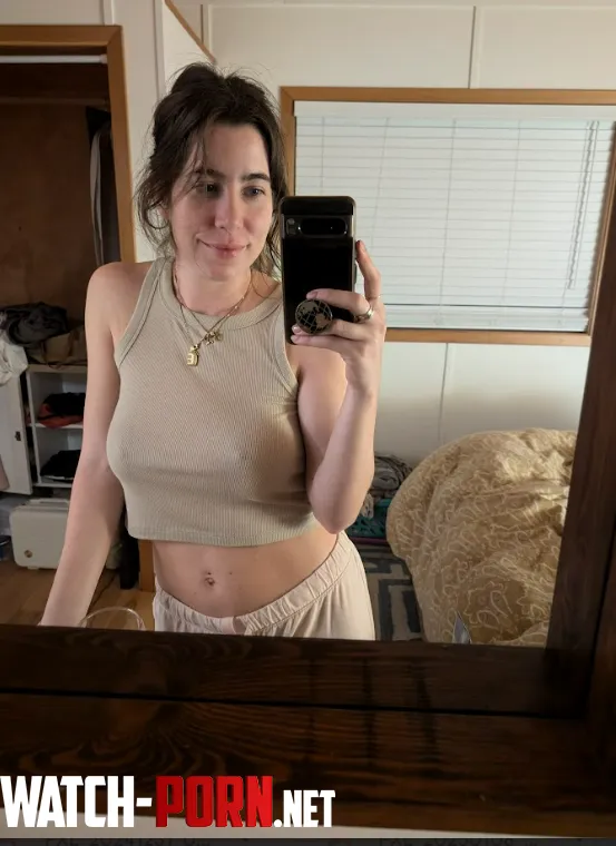 Is it a perfect match—cleaning the house braless with messy hair? by battonellie