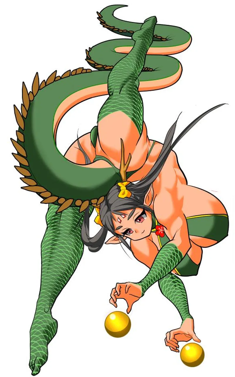 Thumbnail Flexible Dragon Creation by Sawano K - Captivating Art by Throwawheylmao in fitdrawngirls
