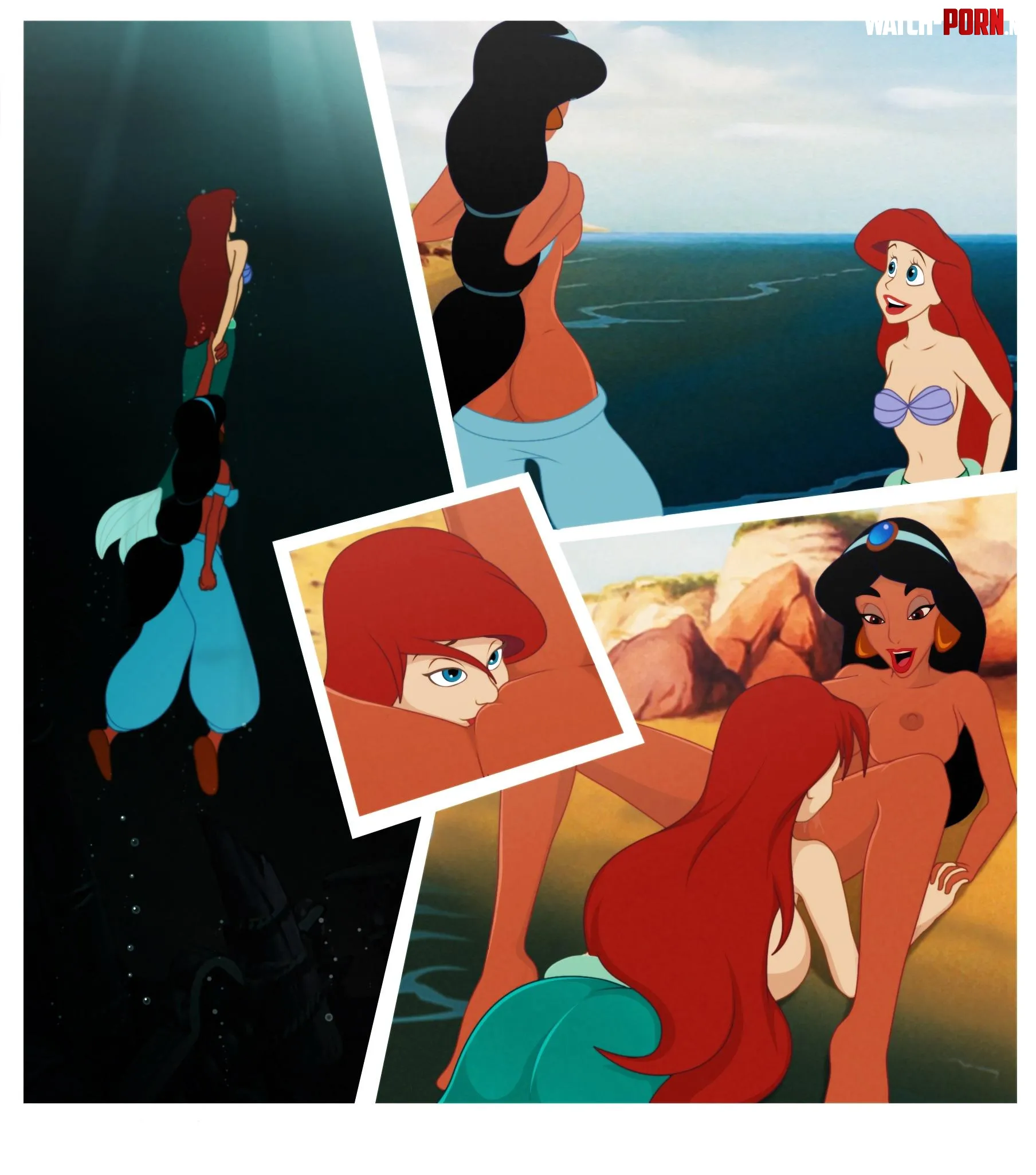 Ariel and Jasmine by Thomas_Davis378