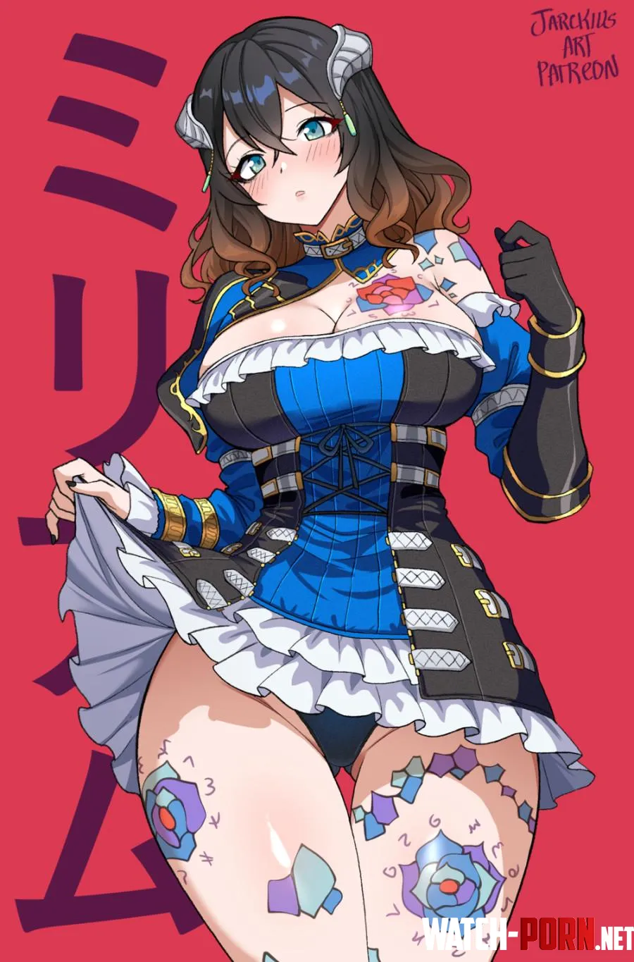 Juicy tatted thighs by Level-Ad5048