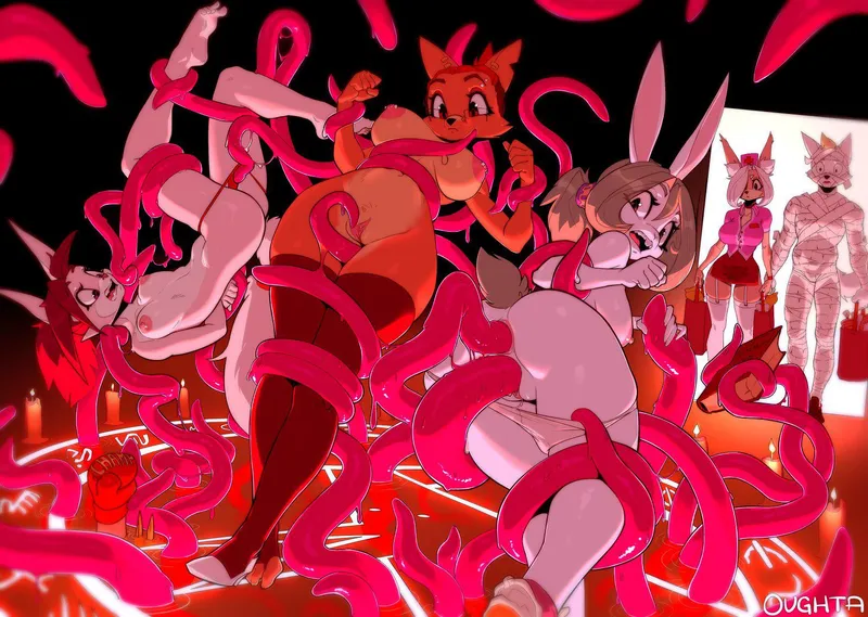 Thumbnail Experience 'Summoning Party' with Oughta in yiff Category