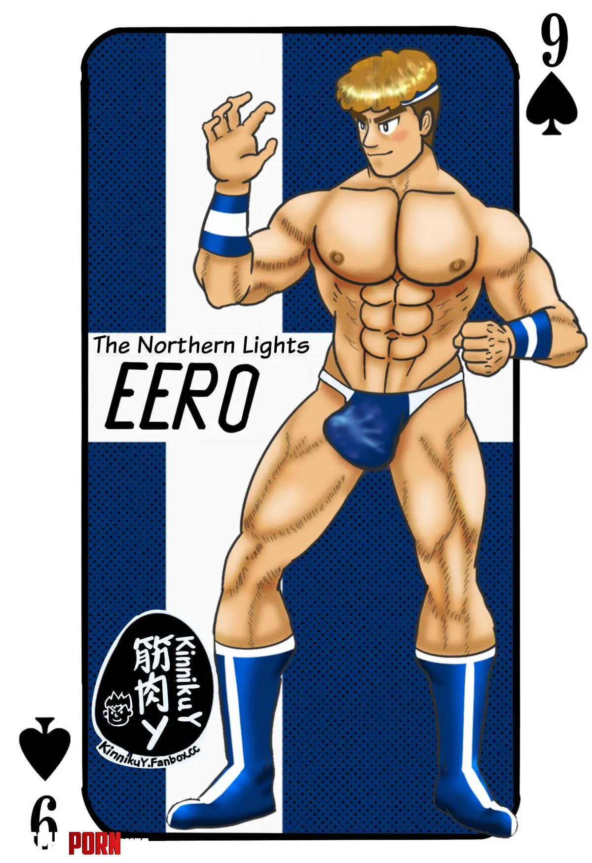 Eero - The Northern Lights wrestler(OC) by KinnikuY