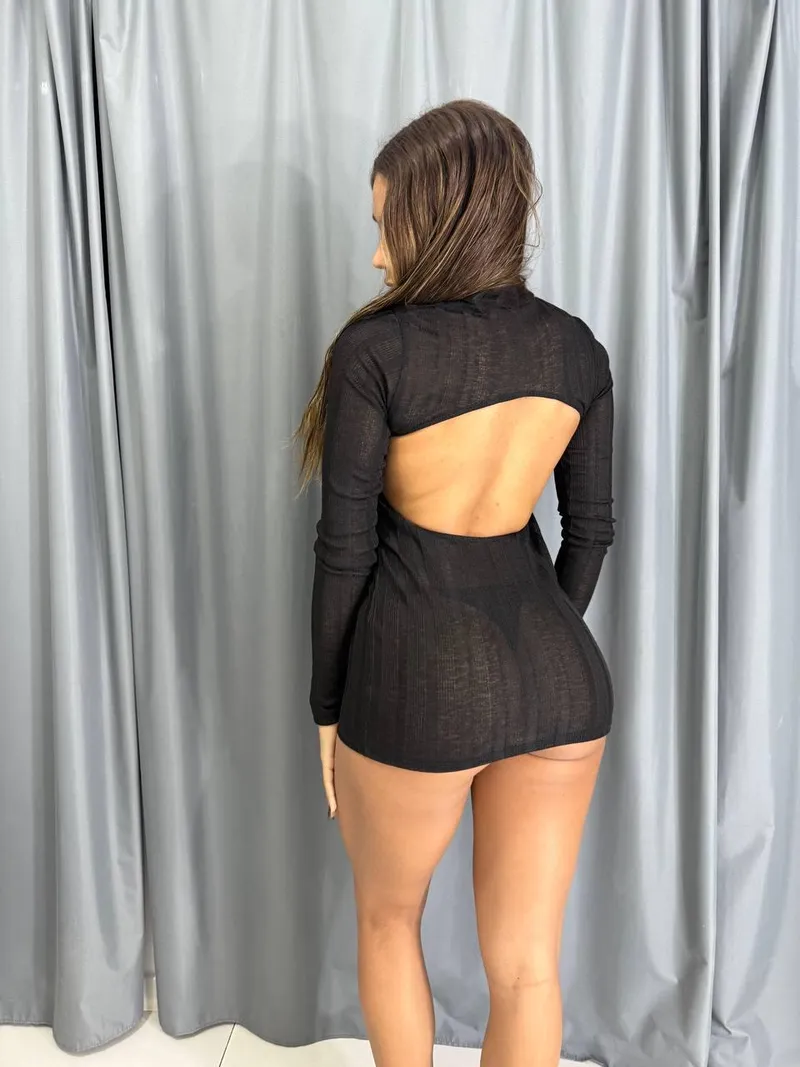Thumbnail xssophia Dazzles in the Timeless All-Black Look | tightdresses