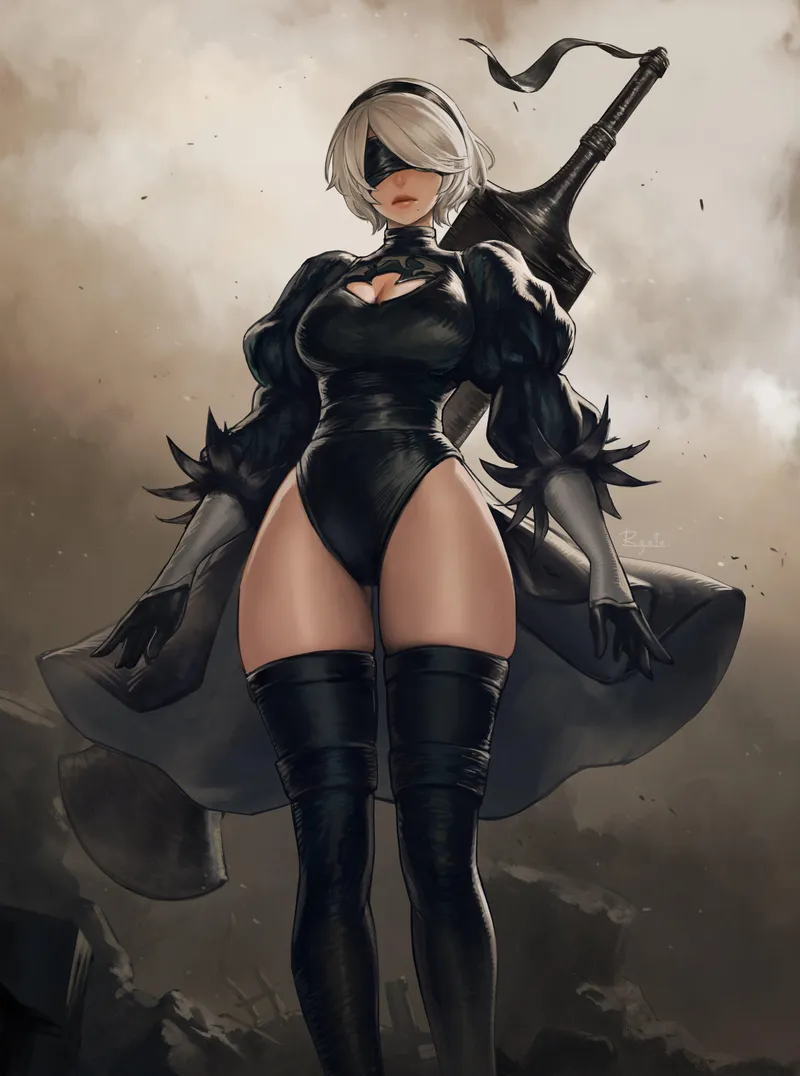 Thumbnail 2B (By @RgateArt) by Faoovo