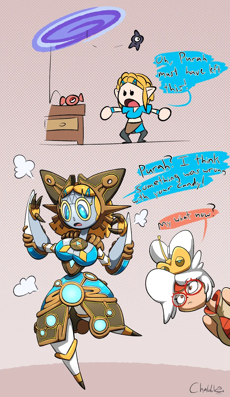 Thumbnail Zelda to Hylian Magearna TF: Transformation Tale by chabble_TF