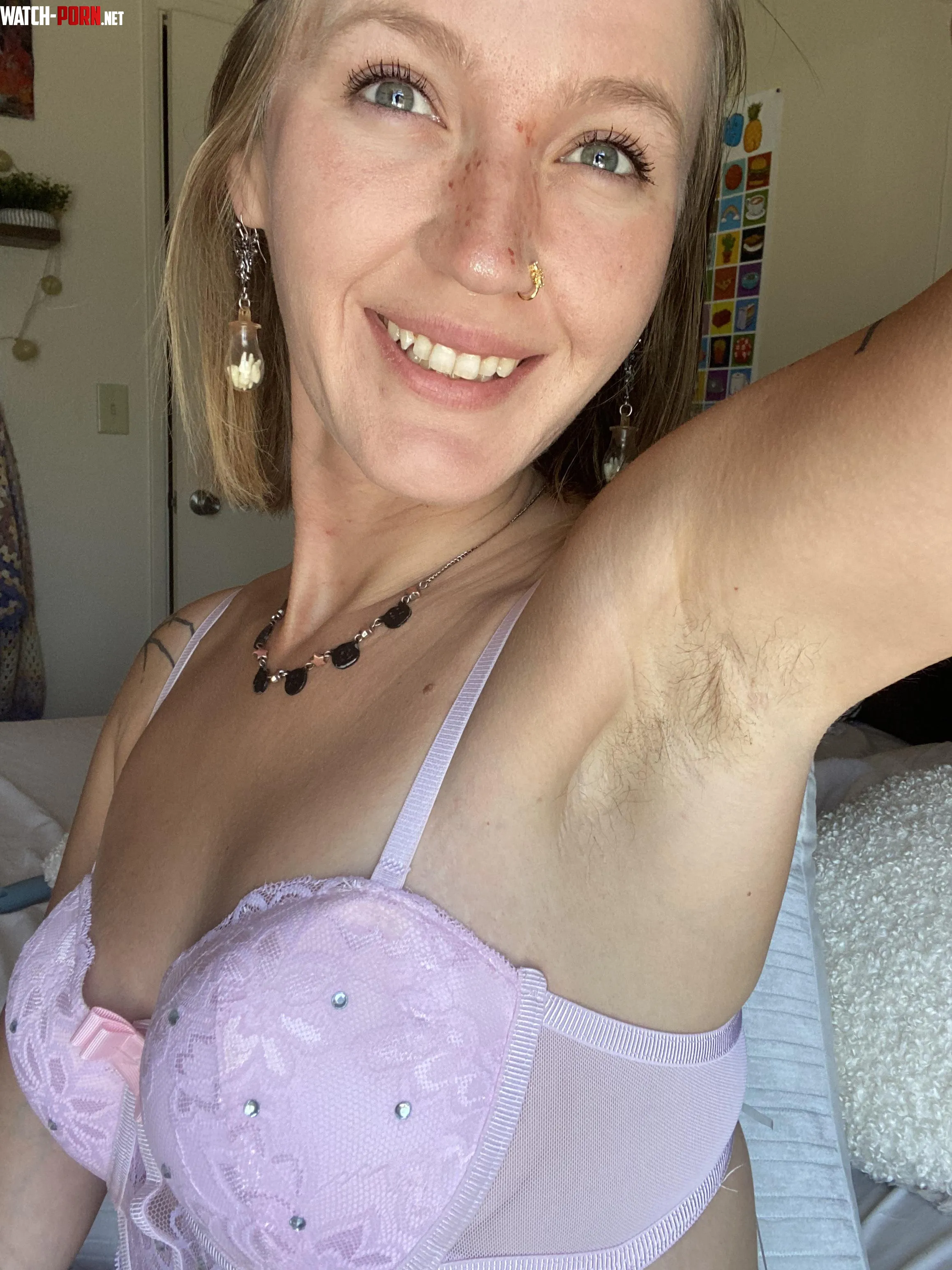 Growing out my armpits for the first time in awhile by SpitInMyMouth420_