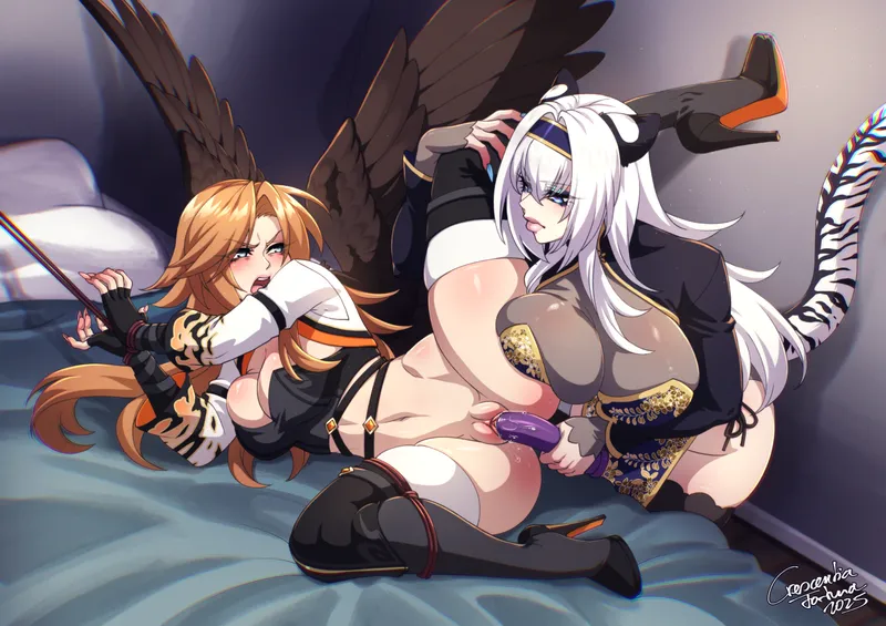 Thumbnail Caught a Bird for Rose: A Yuri Delight by Crescentia Fortuna