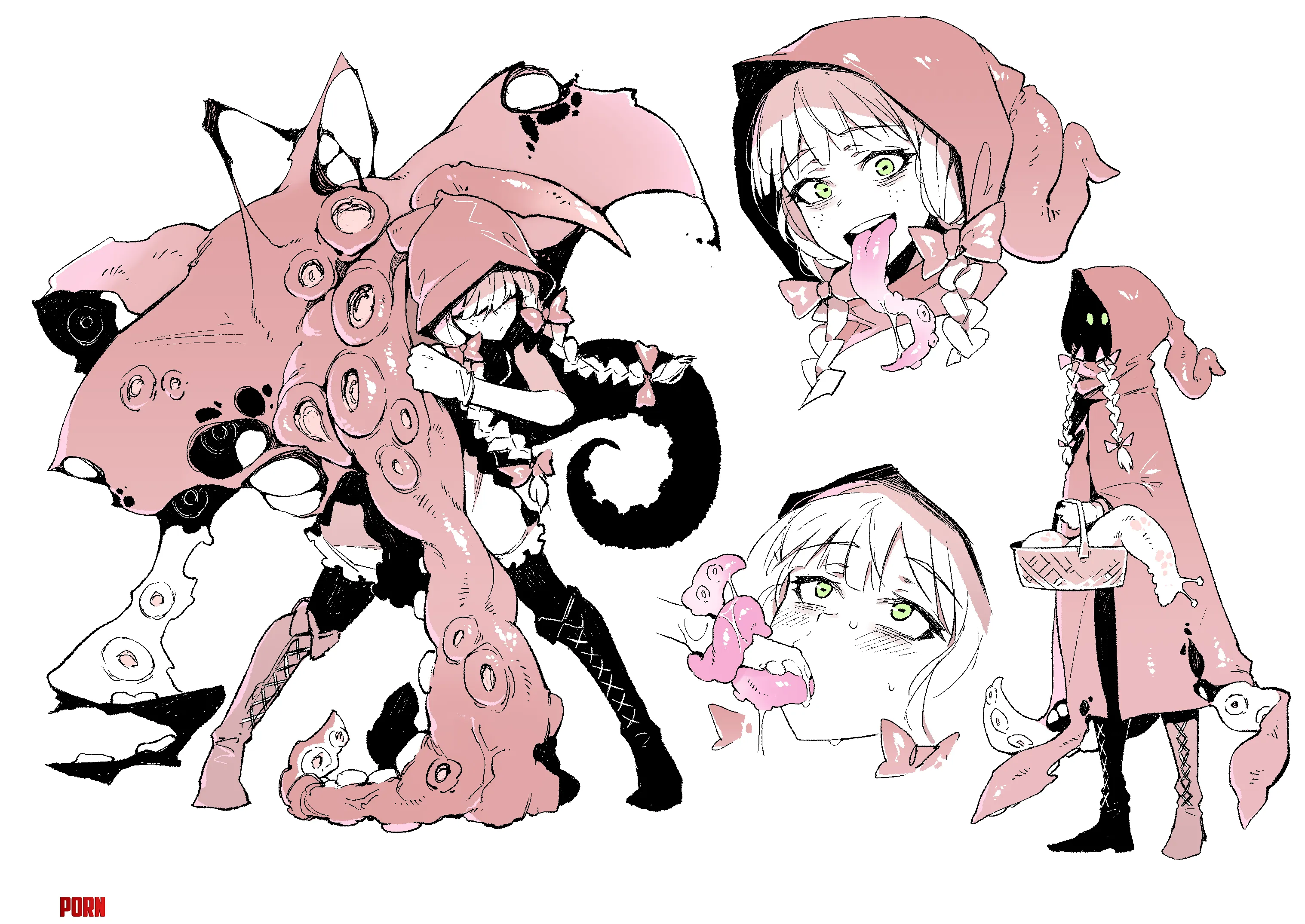 Little Red Squid girl by Karasu_raven by ContractSilly9768