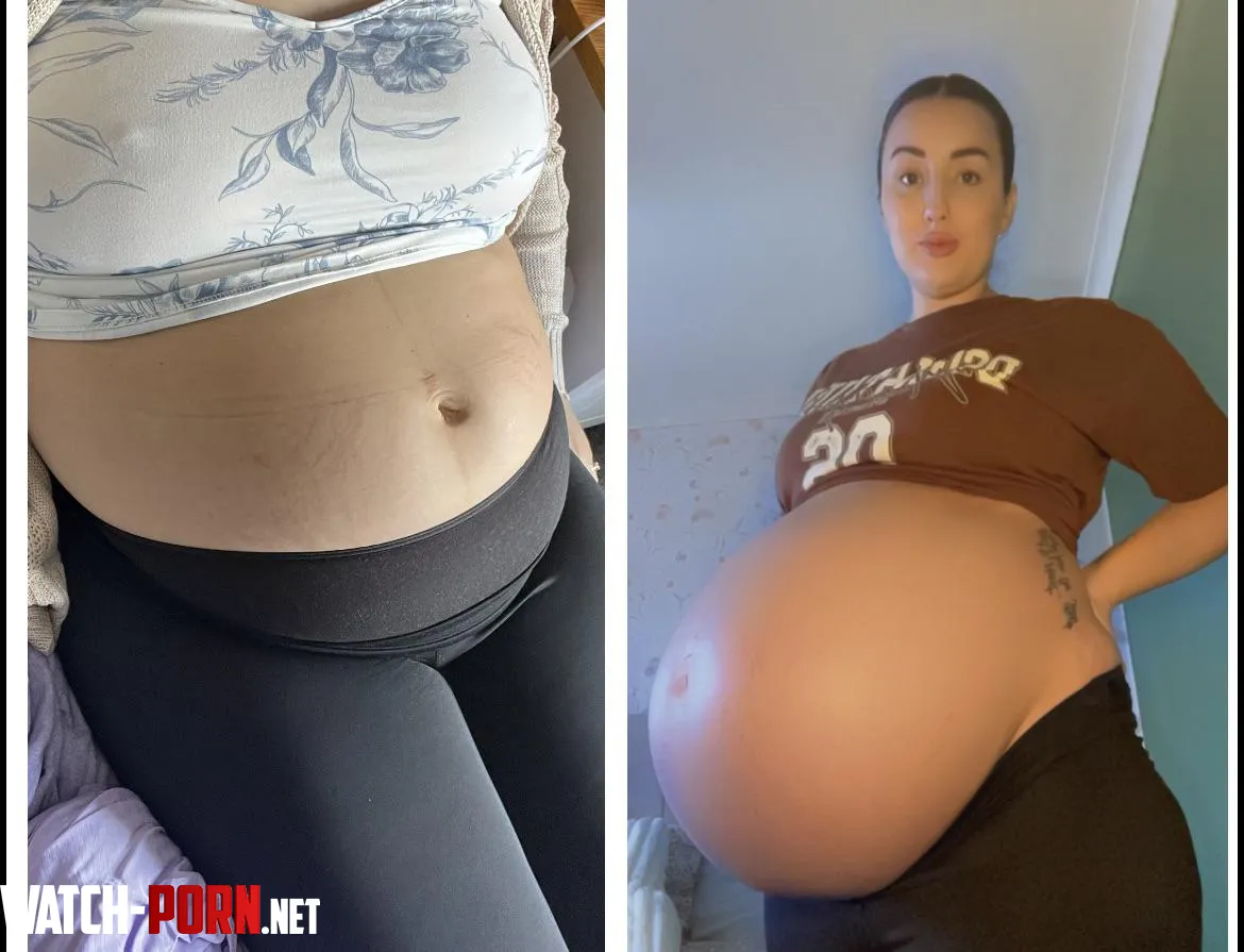 6 days post partum VS full term with twins by mrmrsdean
