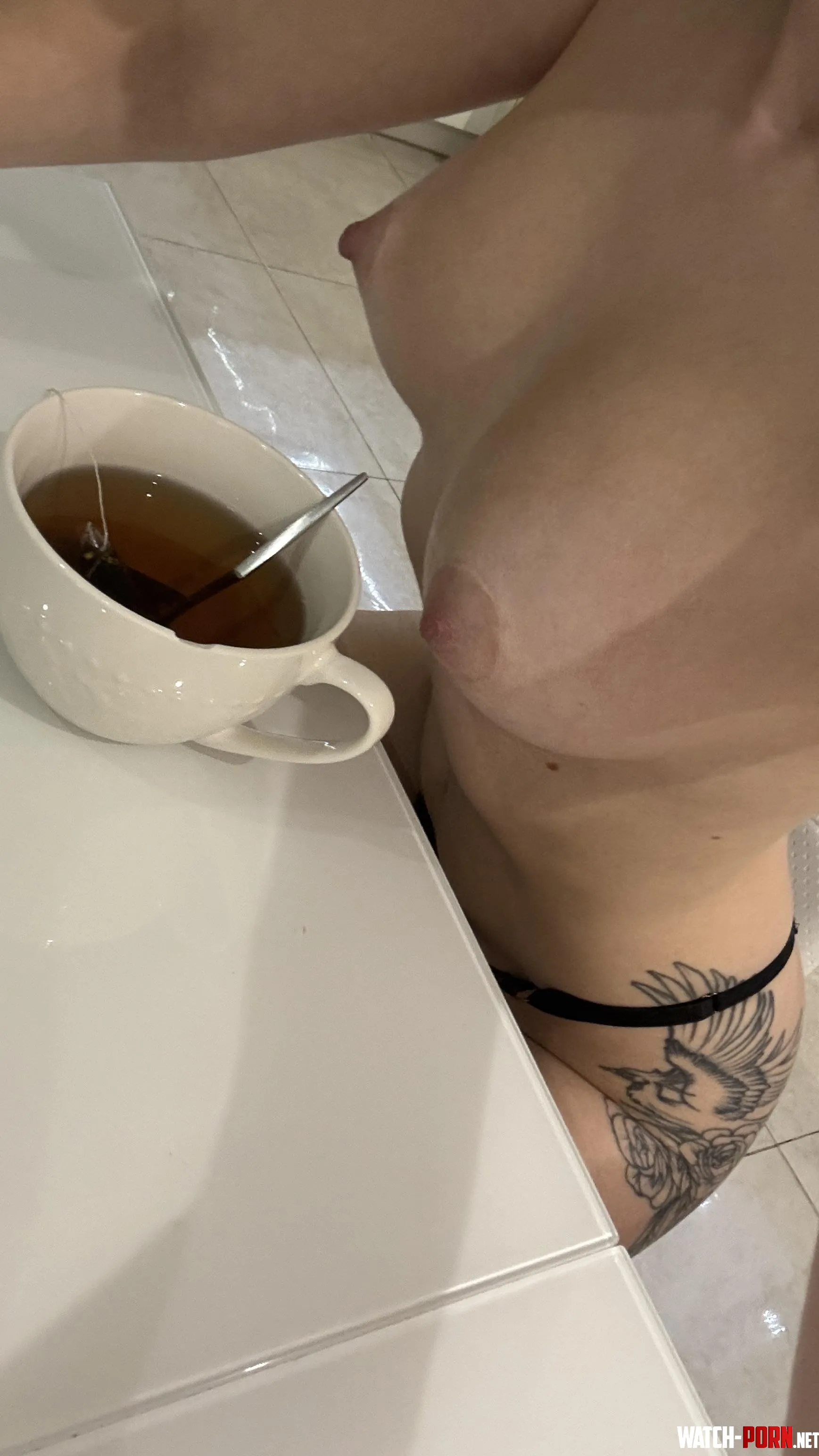 Delicious tea and delicious nipples for you by AmelyArcana