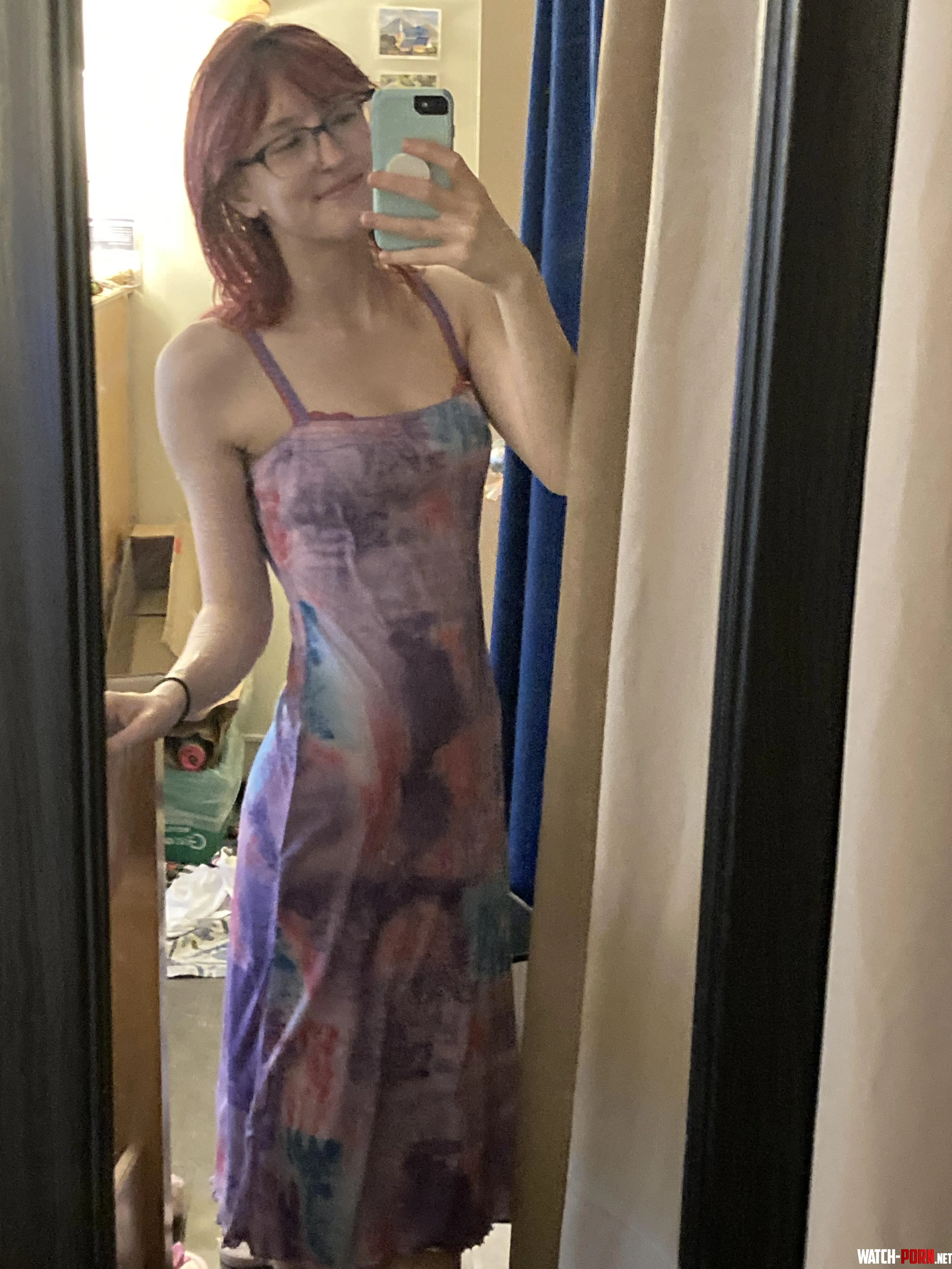 love the way this dress hugs me by fatfishfins