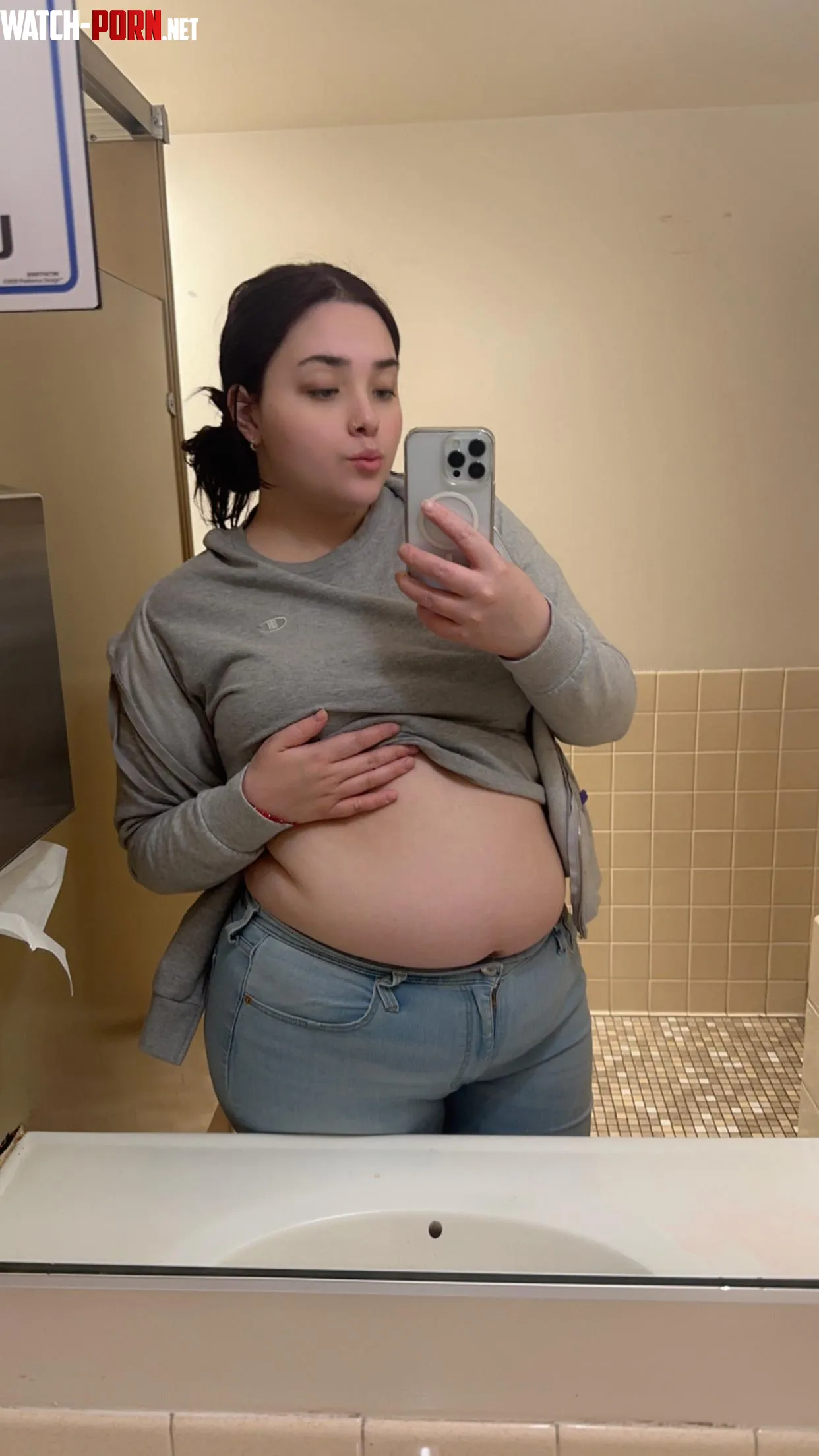 Been stuffing this belly since morning 😜 by curvychloe1