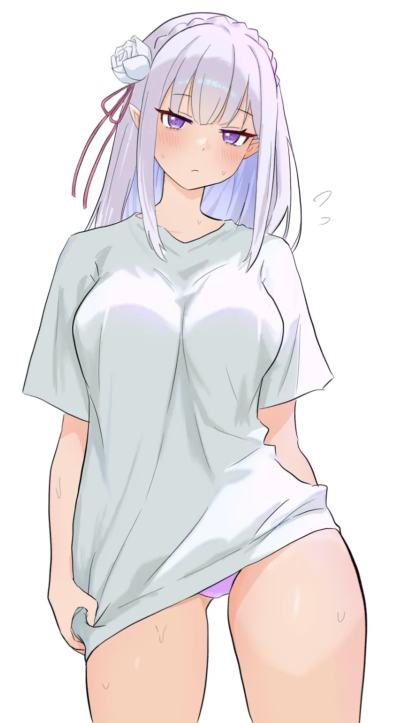 Thumbnail Morning Bliss with Emilia from Re:Zero | Ecchi Category