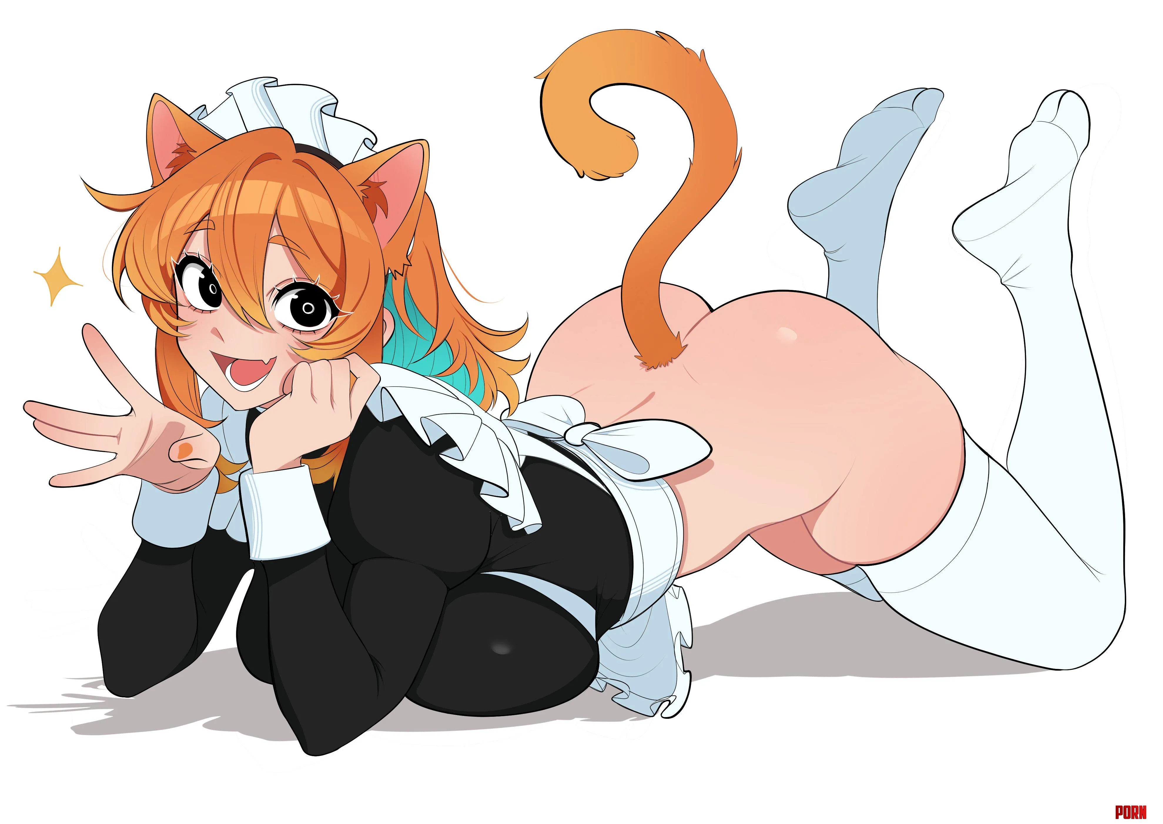 Bottomless Catgirl by A_MASSIVE_PERVERT