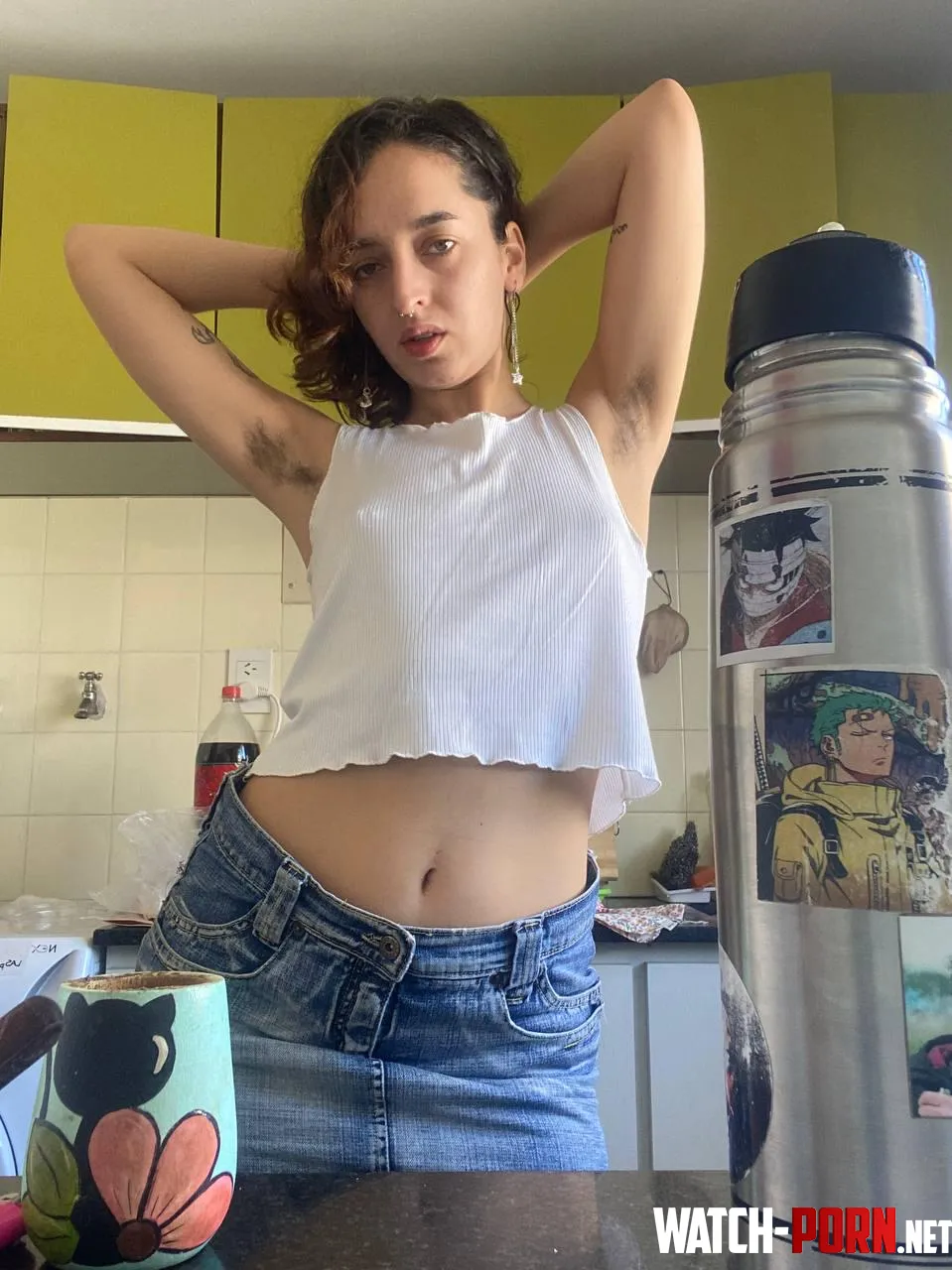 It's so hot today... Come smell my stinky pits by Latinxscorpion