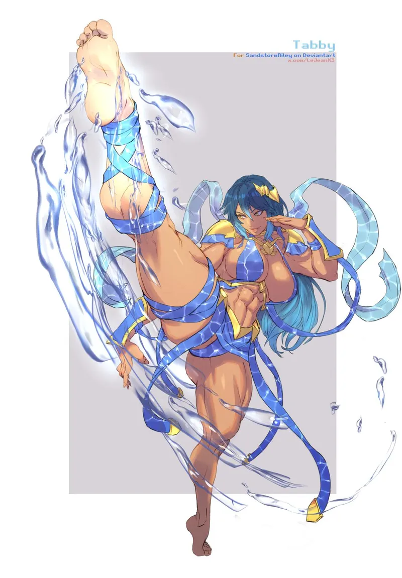 Thumbnail Tabasa Artwork by MastadonXkasai | fitdrawngirls