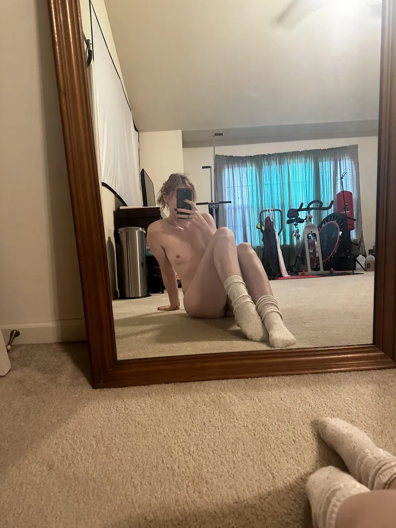 Thumbnail Cozy Day Delights: Fuzzy Socks and Nude Selfies by Cay_Bakes