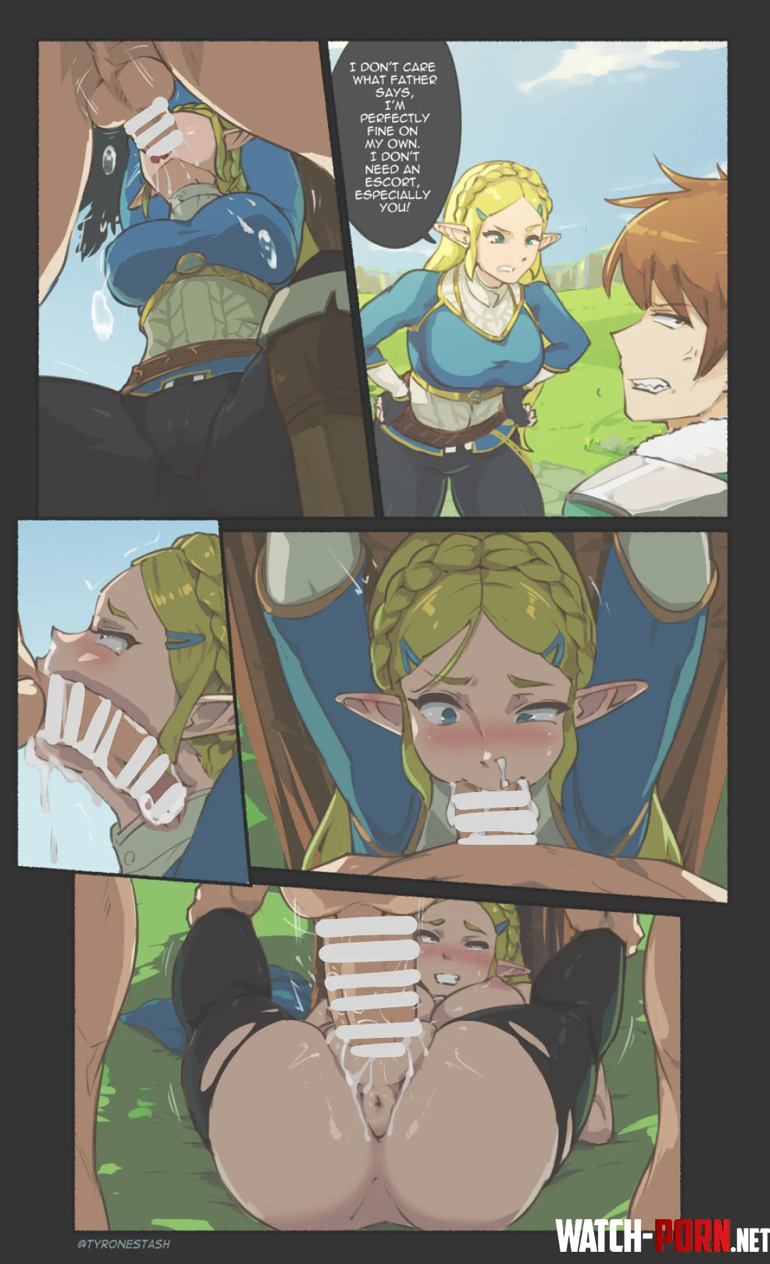 Zelda got Ranced byTyrone by avin8701