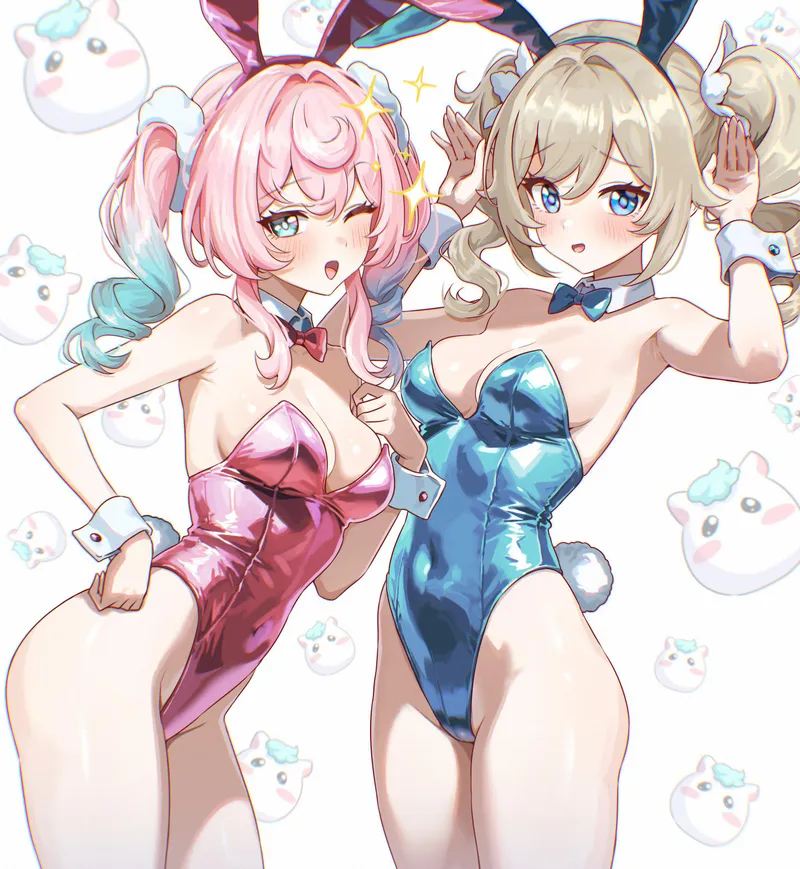 Thumbnail Bunny Hyacine & Barbara by Silent_Steak_9540 in Thighdeology