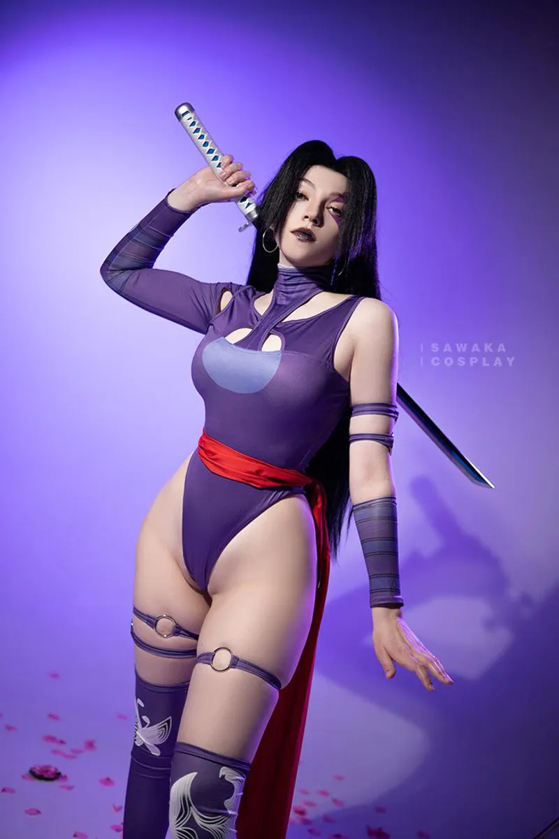 Thumbnail Sawaka Cosplay as Psylocke from Marvel Rivals